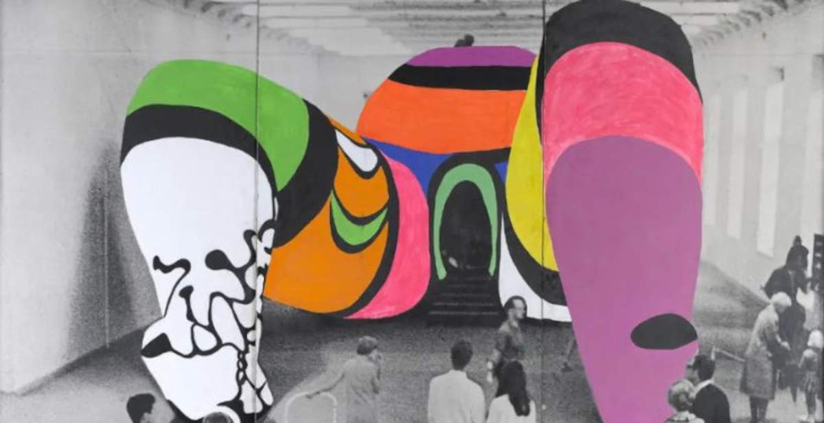 Niki de Saint Phalle and Jean Tinguely on display at the Grand Palais in Paris