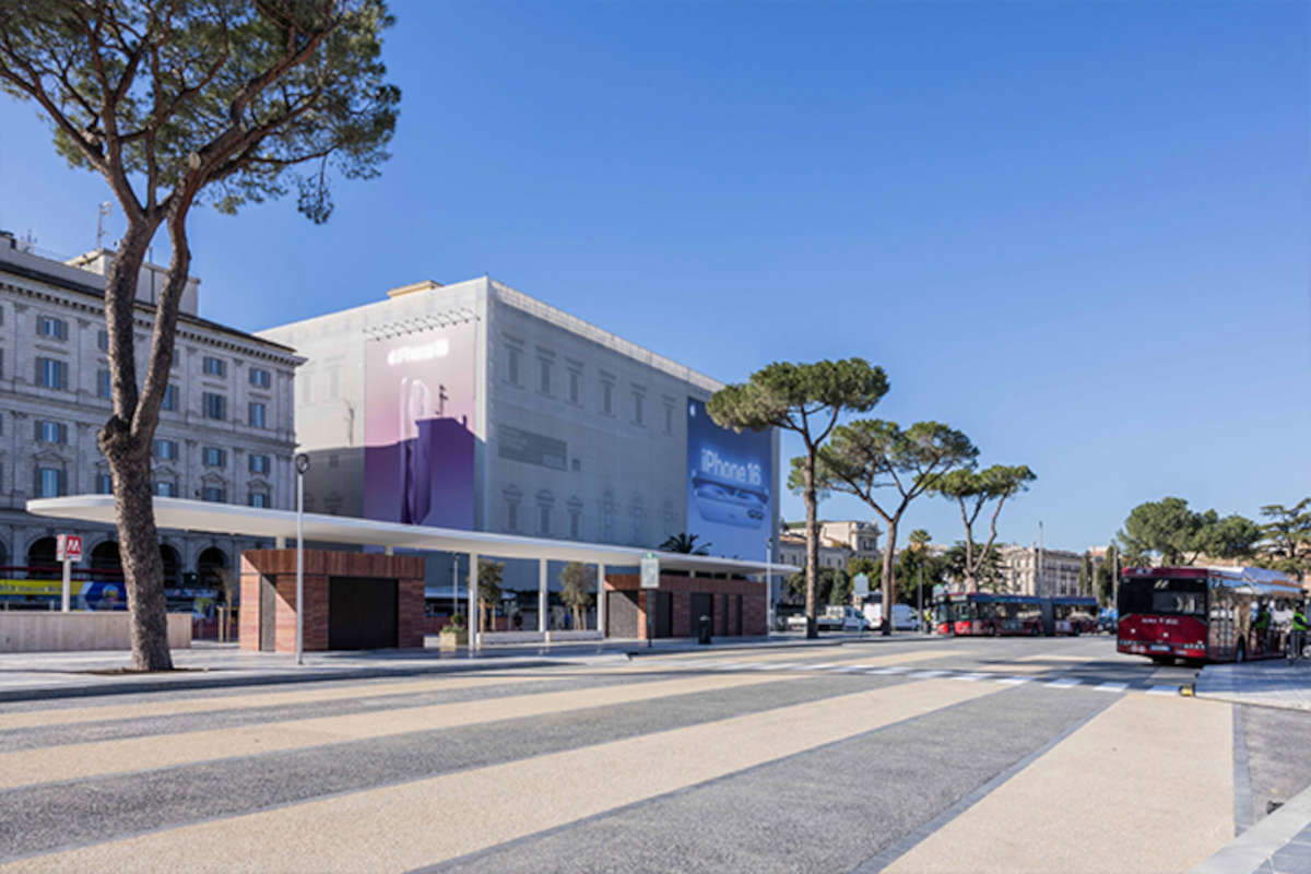 The new Piazza dei Cinquecento in Rome