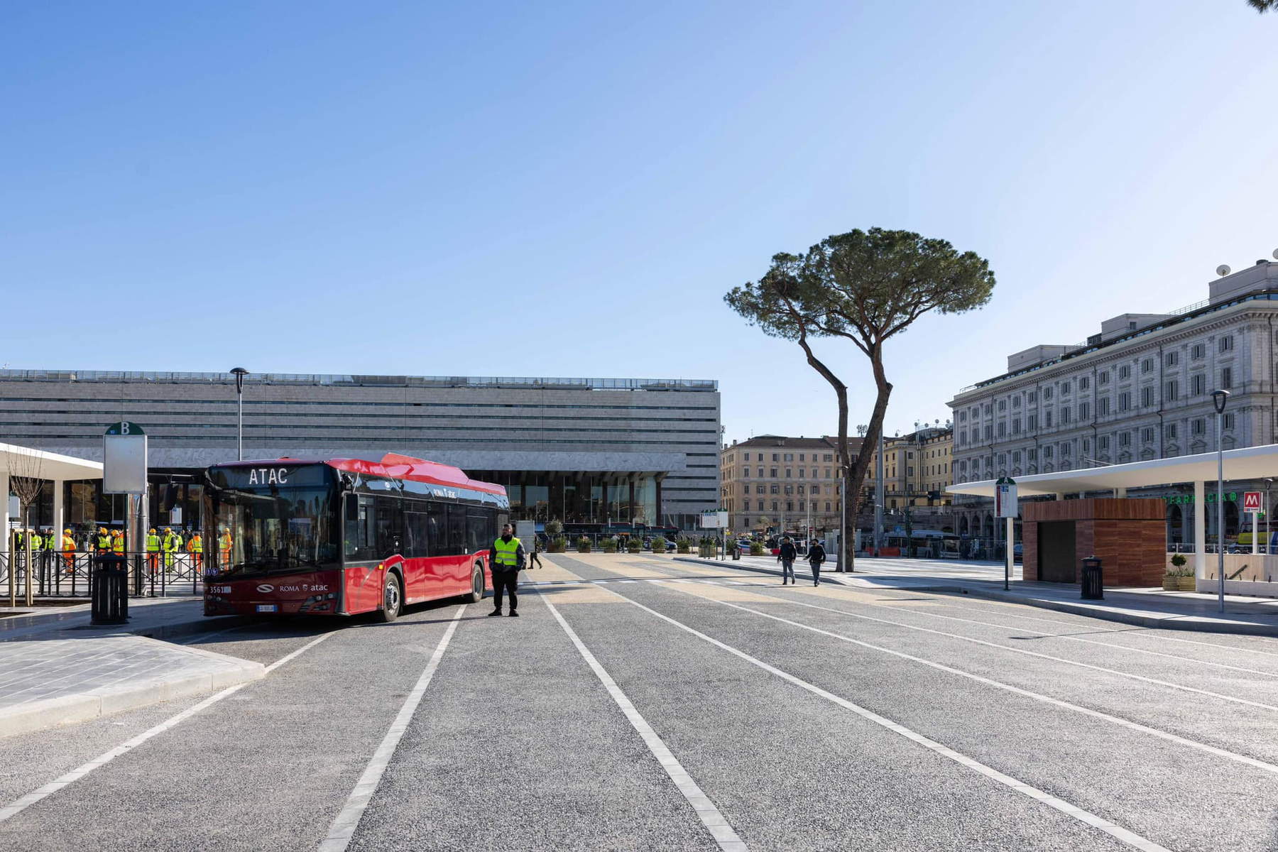 The new Piazza dei Cinquecento in Rome