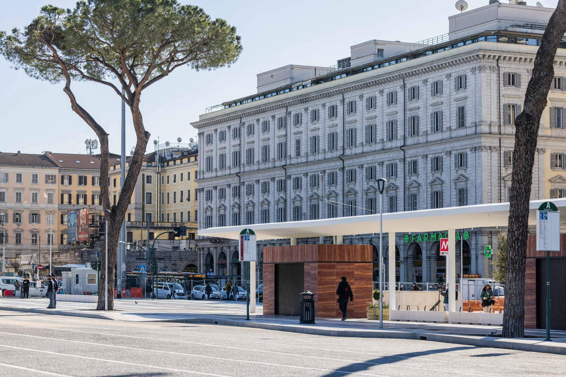 The new Piazza dei Cinquecento in Rome