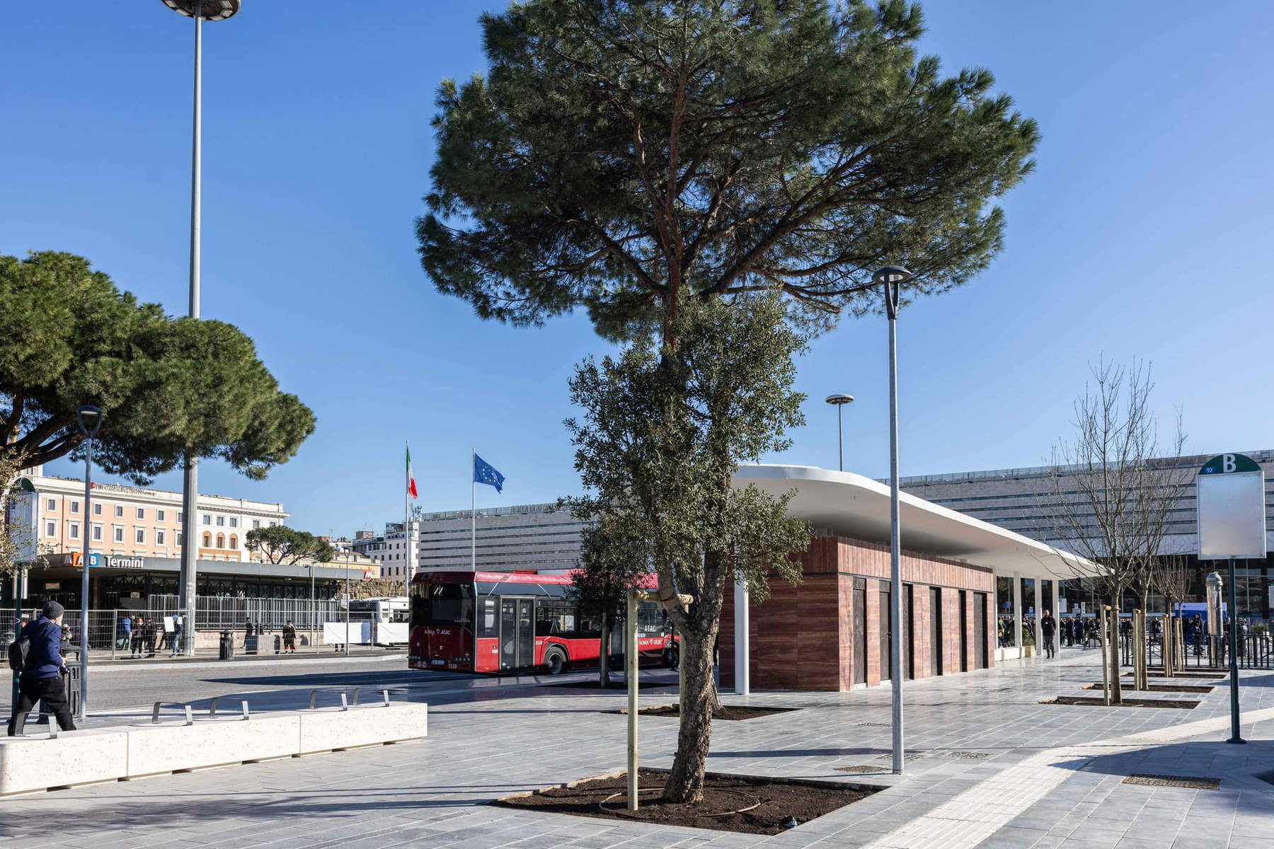 The new Piazza dei Cinquecento in Rome