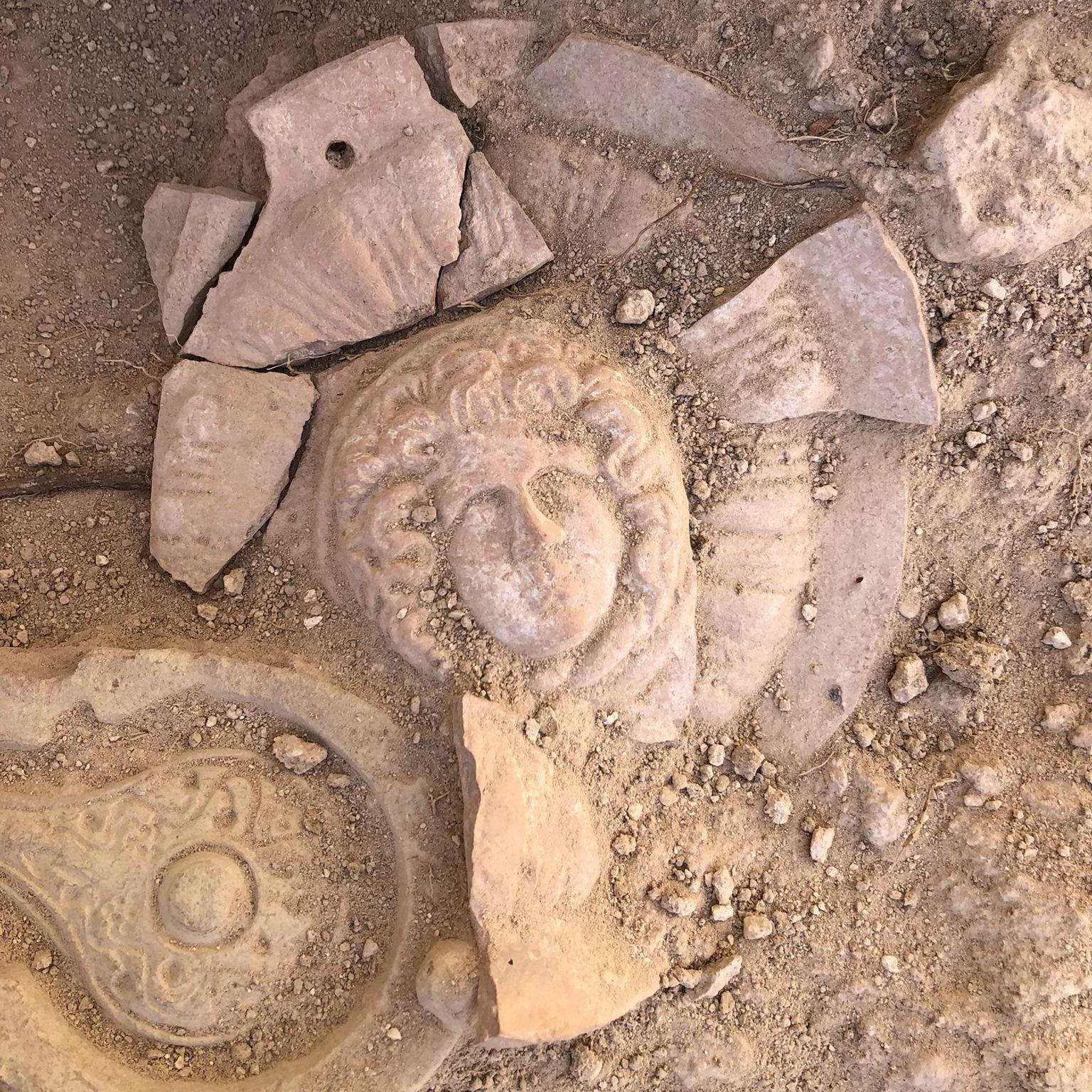 Les découvertes faites à Finziade. Photo : Parc archéologique et paysager de la Vallée des Temples