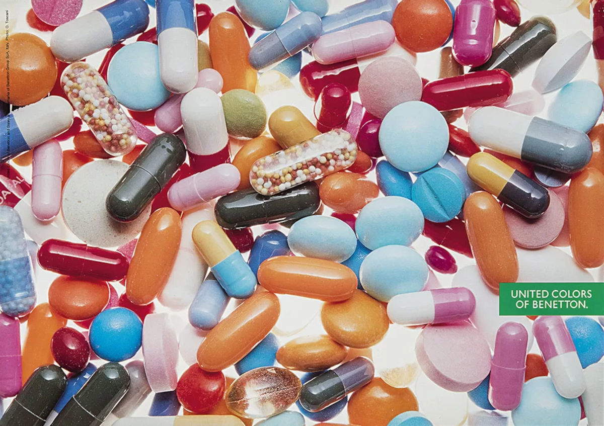 Oliviero Toscani, United Colors of Benetton, collezione primavera estate 1990