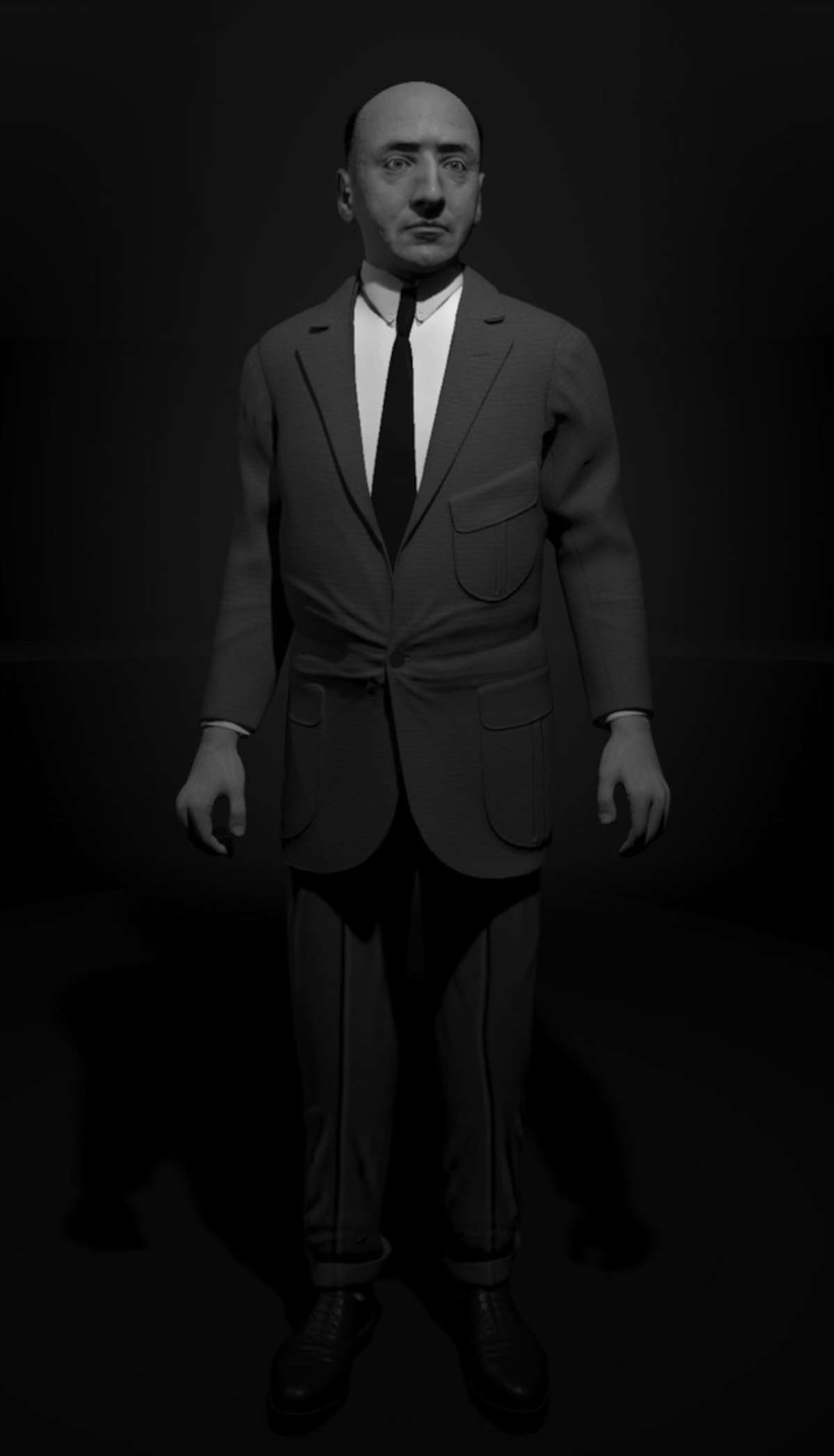 The hologram of Gabriele d'Annunzio