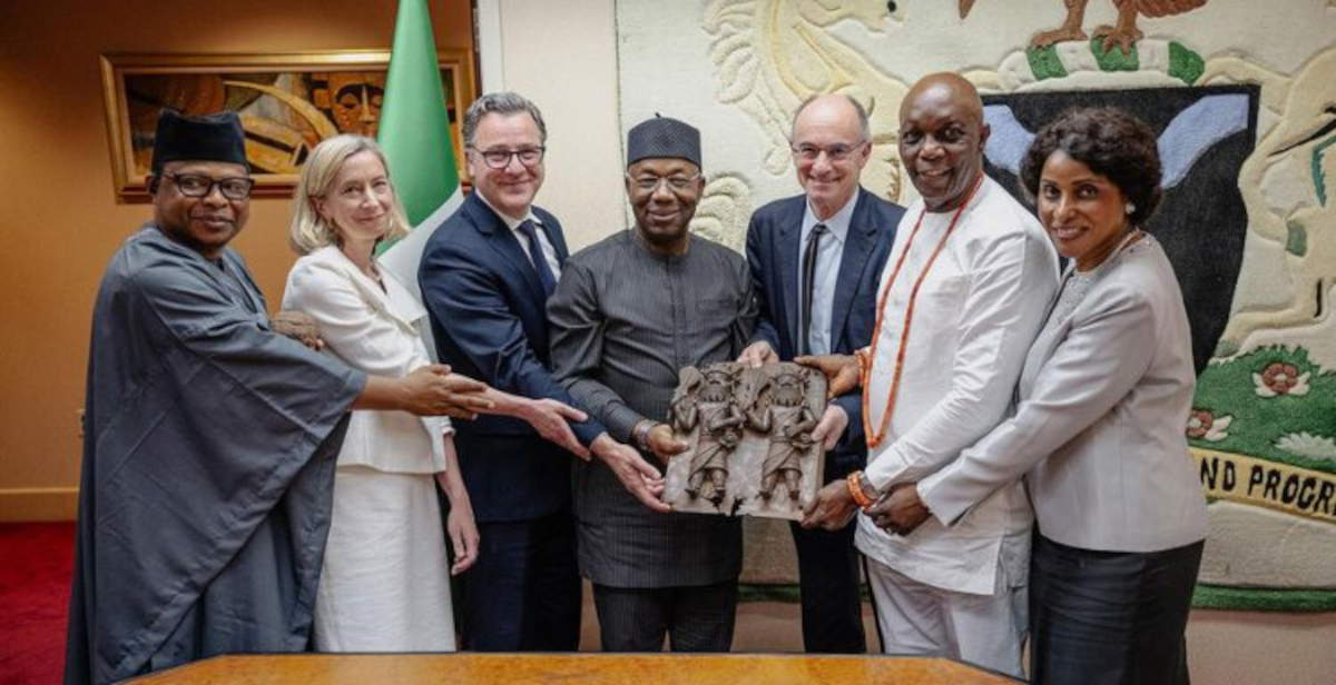 Two works from the Kingdom of Benin returned from Boston's Museum of Fine Arts to Nigeria