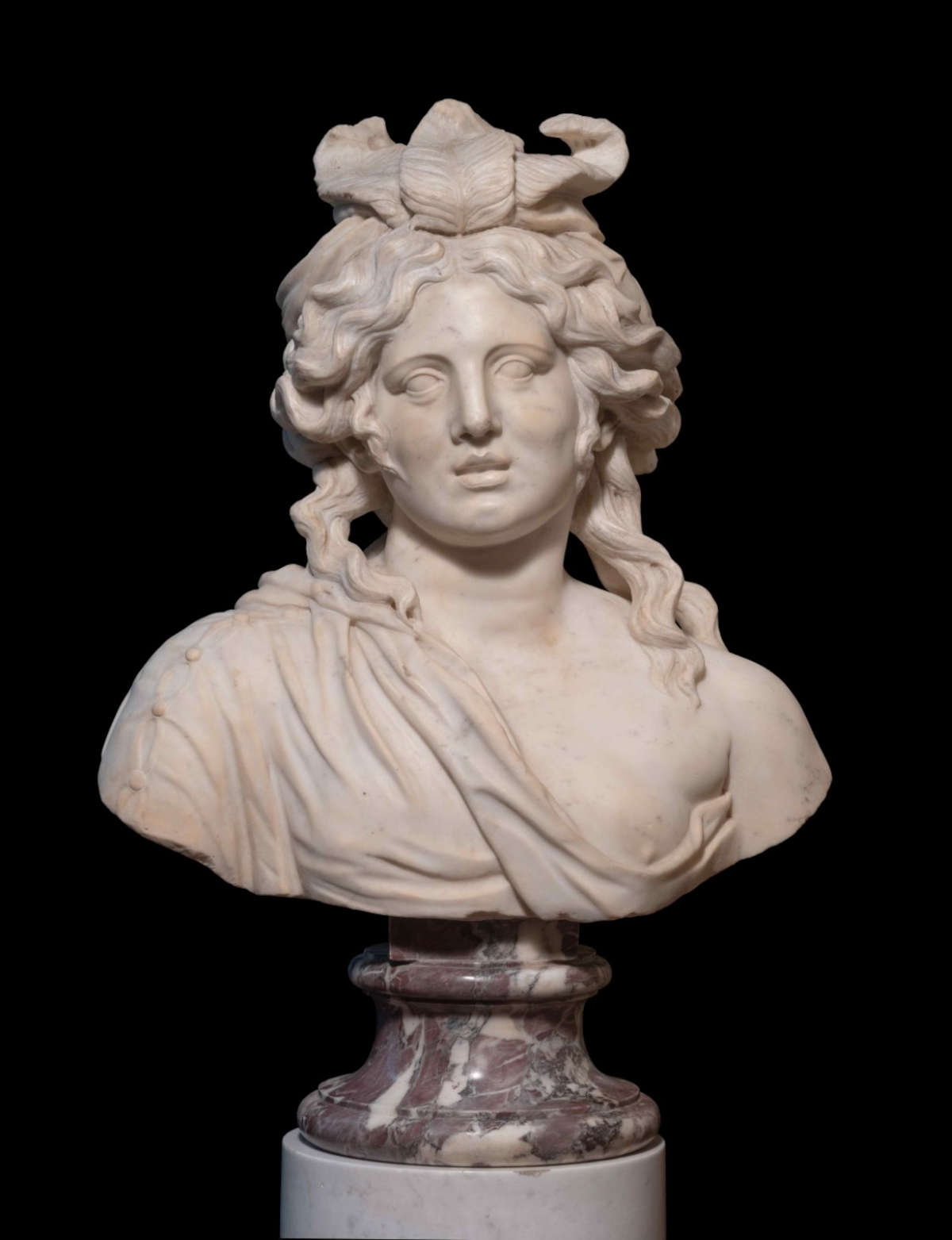 Orfeo Boselli, La Follia (vers 1650-1660 ; marbre de Carrare) Orfeo Boselli, La Follia (vers 1650-1660 ; marbre de Carrare)