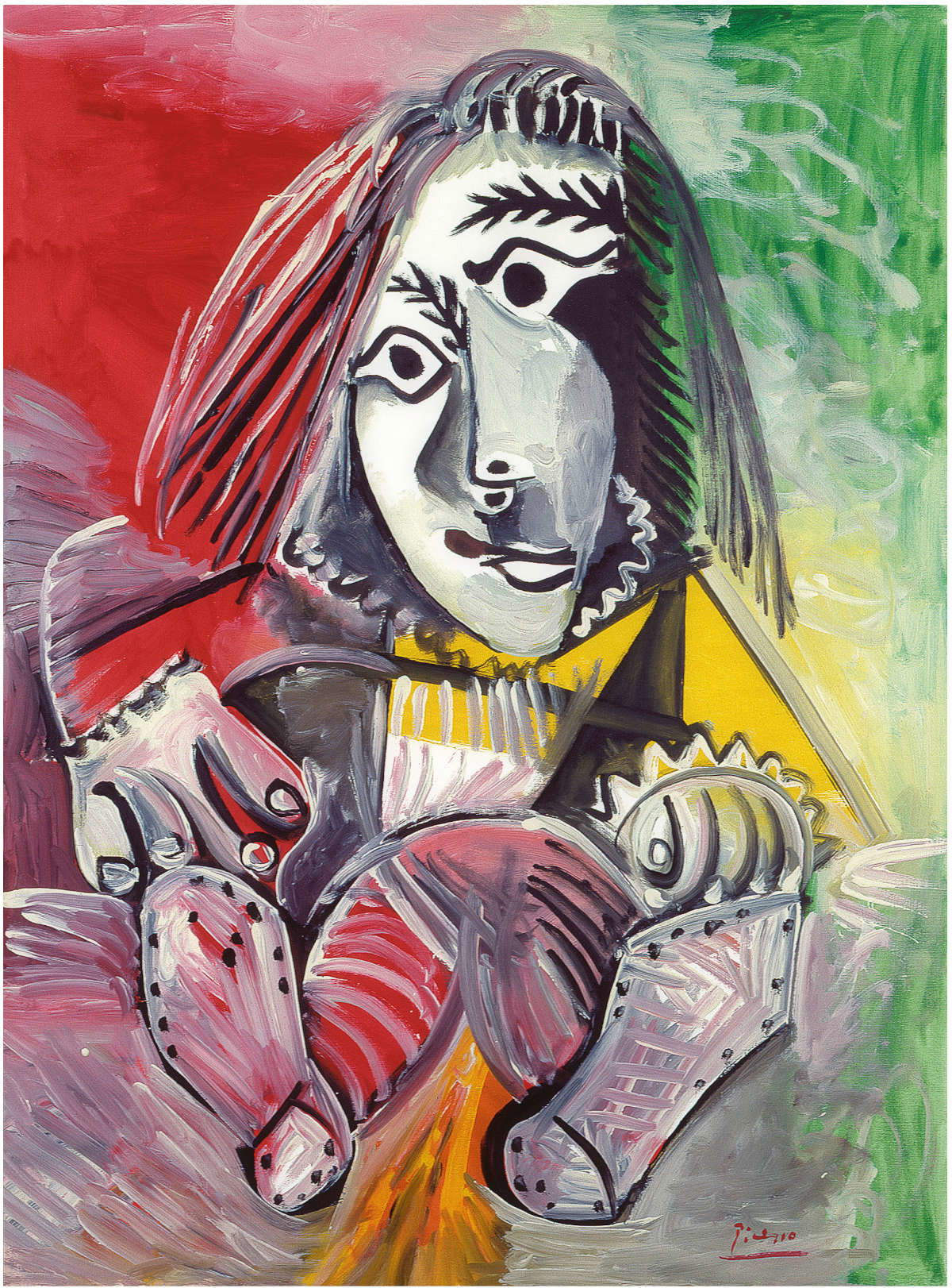 Pablo Picasso, Adolescent (2 agosto 1969; olio su tela; Parigi, collezione privata) © Succession Picasso by SIAE 2024