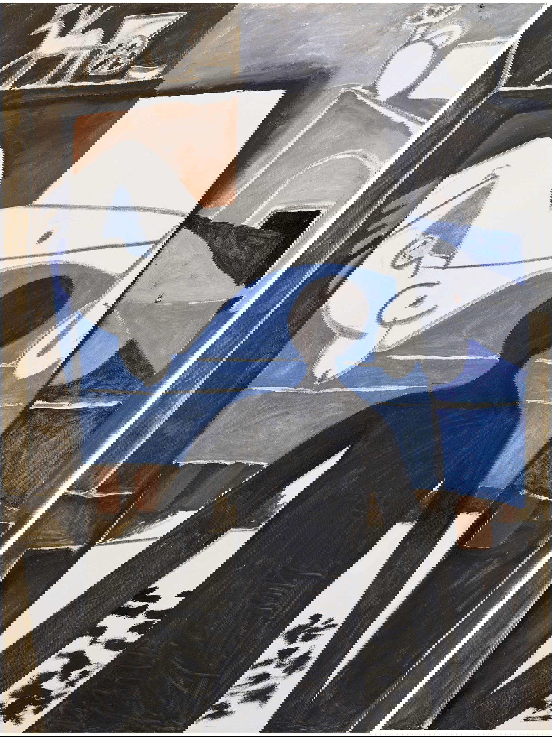 Pablo Picasso, L'Ombre (December 29, 1953; oil on canvas; Paris, Mus&eacute;e national Picasso-Paris) &copy; Succession Picasso by SIAE 2024. Photo &copy; RMN-Grand Palais (Mus&eacute;e national Picasso-Paris) / Mathieu Rabeau