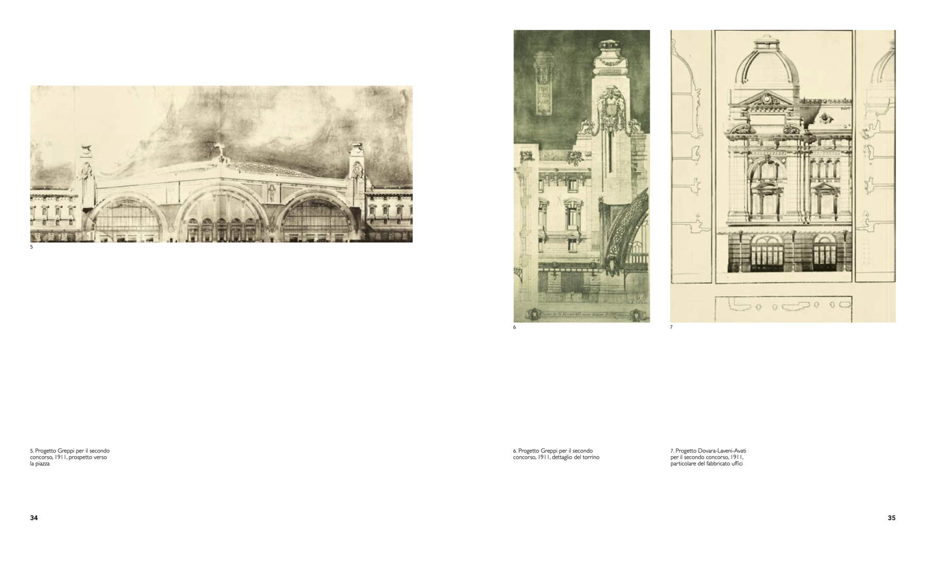 Seite aus dem Buch The Royal Pavilion at Milan's Central Station. Ein Meisterwerk des Art déco