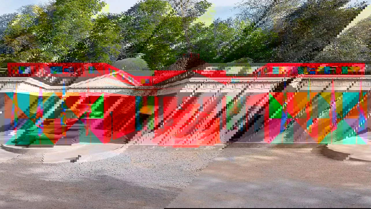 Le pavillon des États-Unis à la Biennale 2024. Photo : Collection Peggy Guggenheim