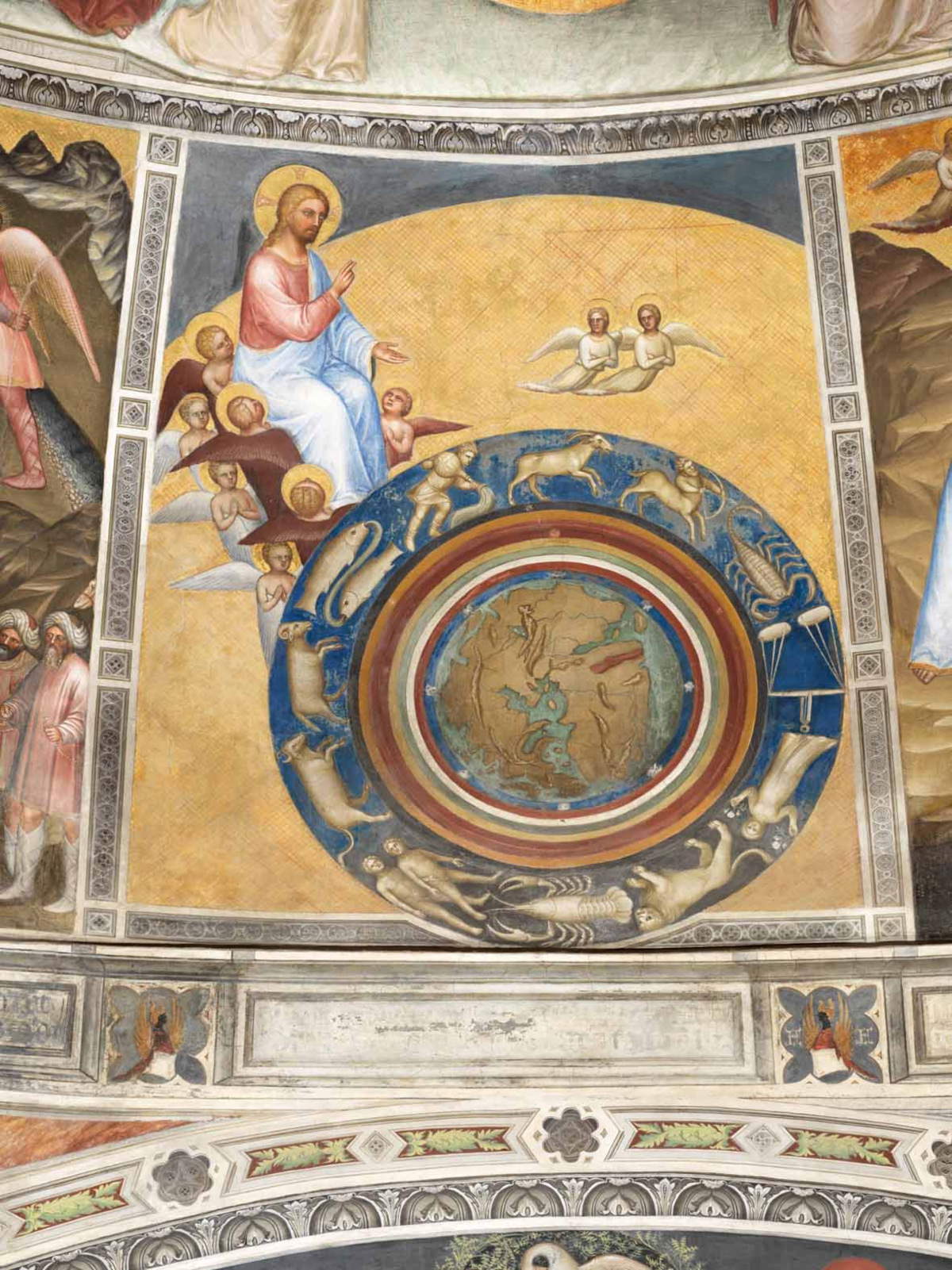Padua, Cathedral Baptistery, Creation of Heaven and Earth. Photo: Studio Esseci