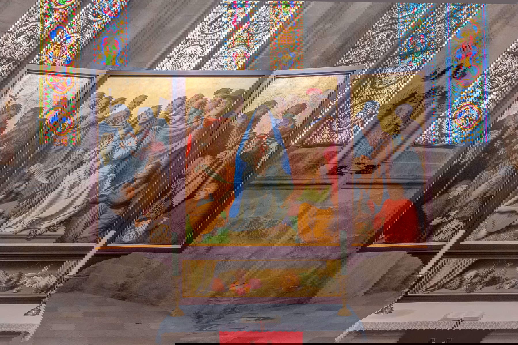 The work that has ignited a heavy controversy in Germany will be exhibited in Rome