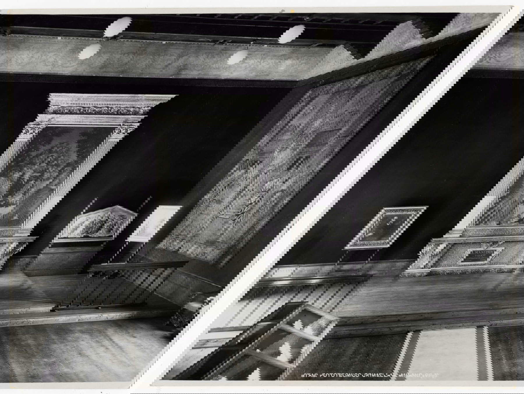 Der Pala Trivulzio im Kanzleisaal des Castello Sforzesco, 1936