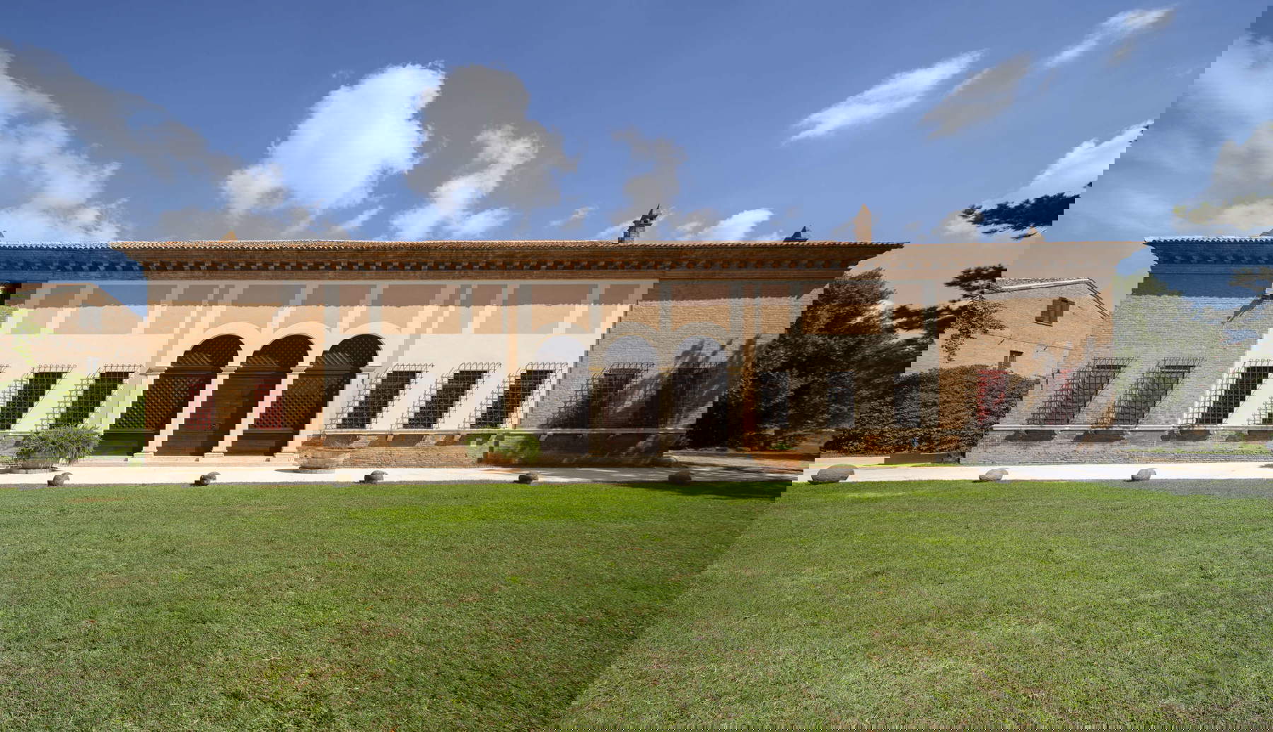 Il prospetto nord della Palazzina