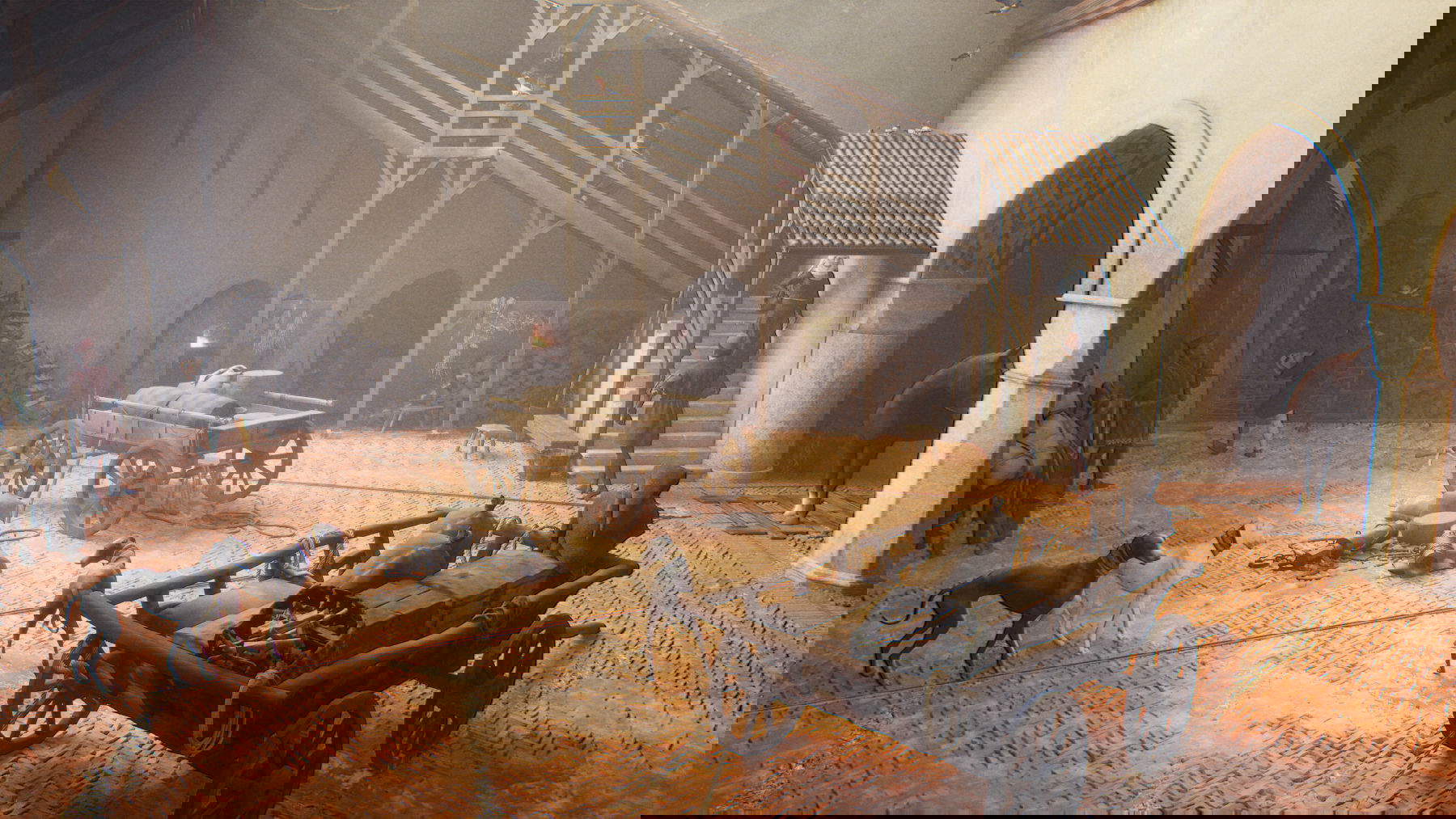 Video3D, Rekonstruktion eines mittelalterlichen Hofes. Mit freundlicher Genehmigung von Arianna Carannante, Saverio Rizzi, Francesco Sala