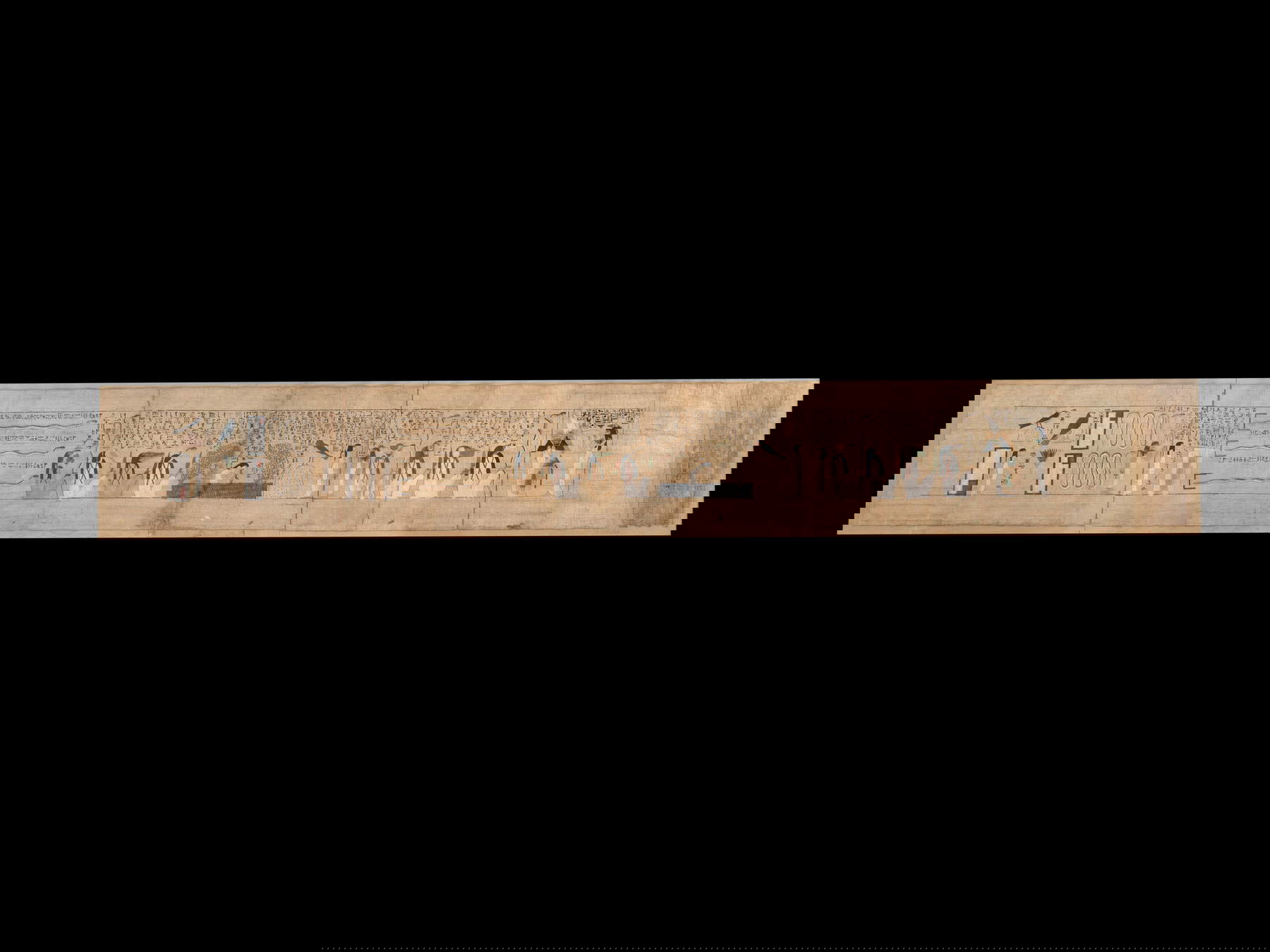 Papiro de Djedkhonsuiusankh, Cantor de Amón (Tercer Periodo Intermedio; papiro; El Cairo, Museo Egipcio). Foto: Massimo Listri