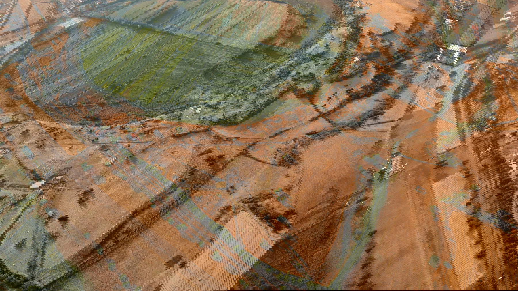 Parco archeologico di Gabii, pianoro e lago, Archäologischer Park Gabii, Stadtgebiet, &copy; MiC