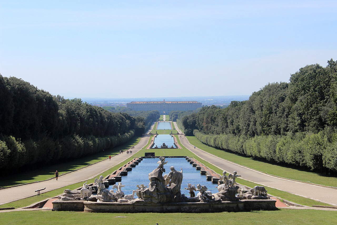 The Park of the Royal Palace of Caserta. Photo: Miguel Hermoso Cuesta