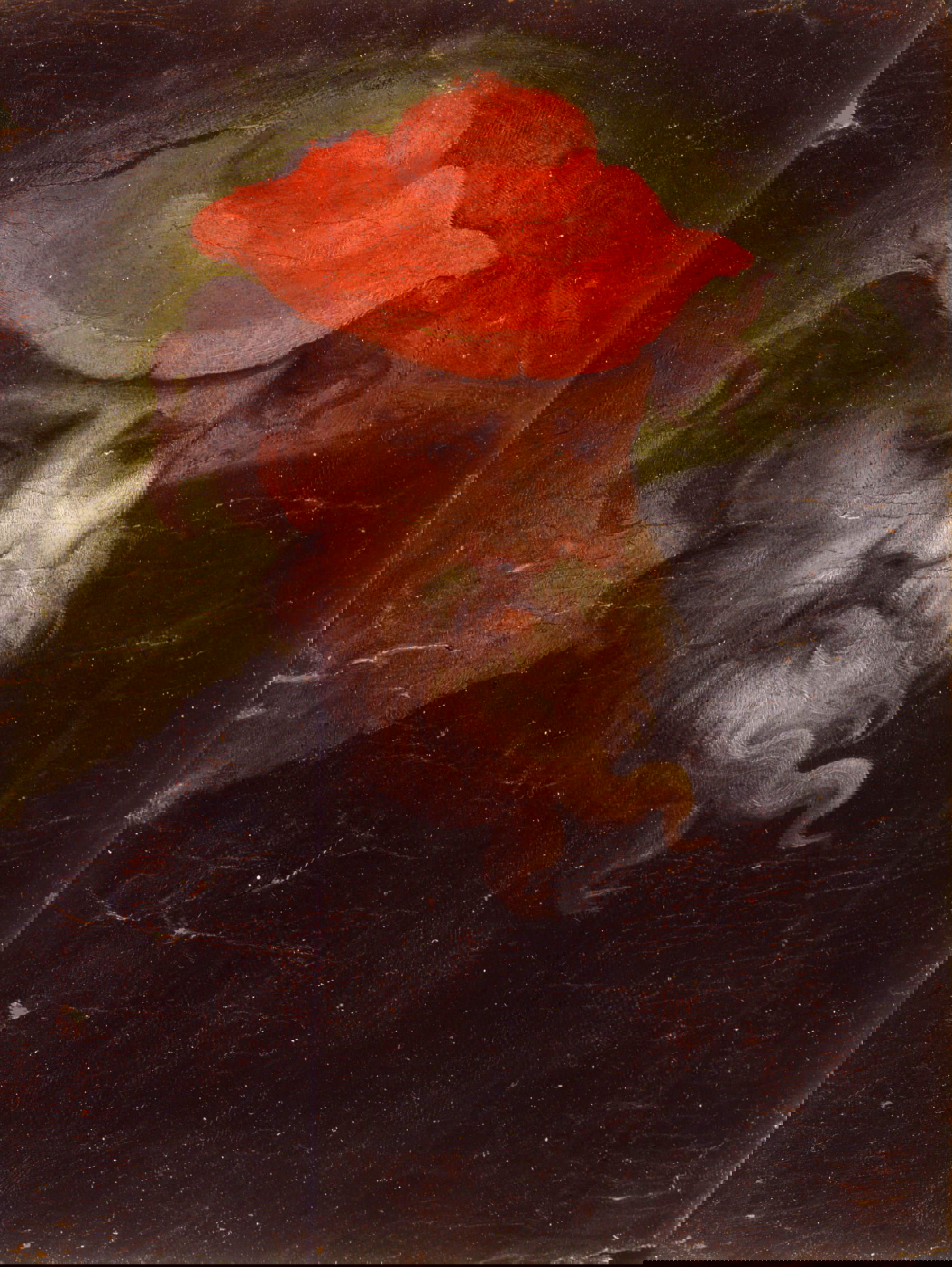 Parmigianino (or Michelangelo Anselmi), Man in the Red Cap (recto)