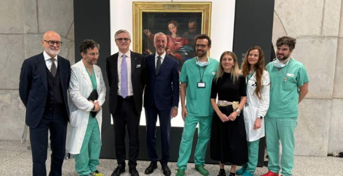 Obras de la Pinacoteca de Brera prestadas al hospital: Sassoferrato en Niguarda