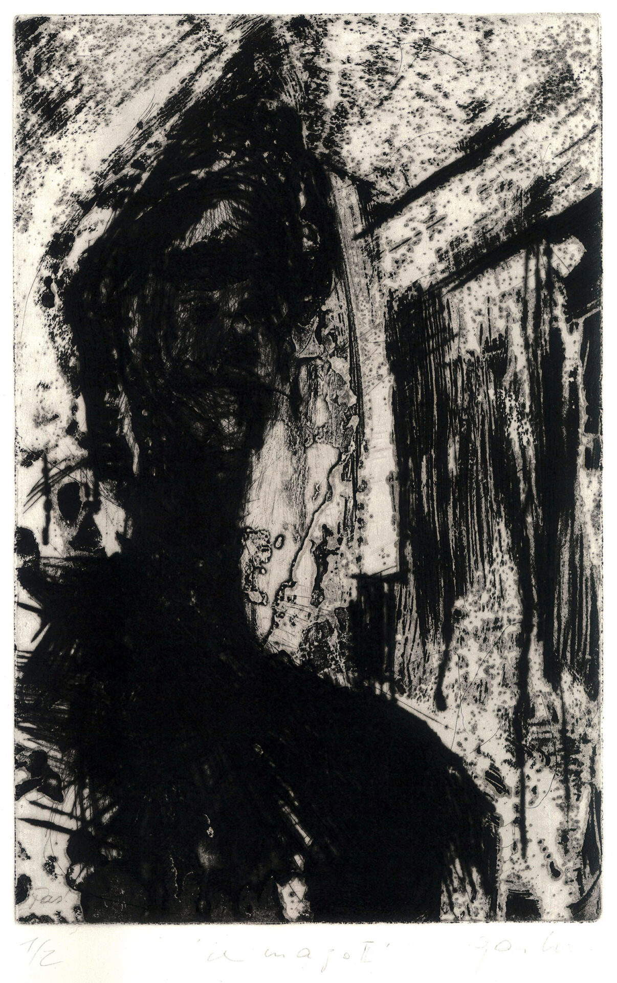 Pascal Murer, Magicien II (Gravure I II, 48&times;38 cm) &copy; Pascal Murer