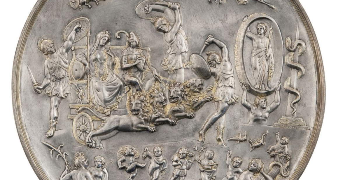 Milan, nouvelle vitrine du Civico Museo Archeologico pour la Patera de Parabiago