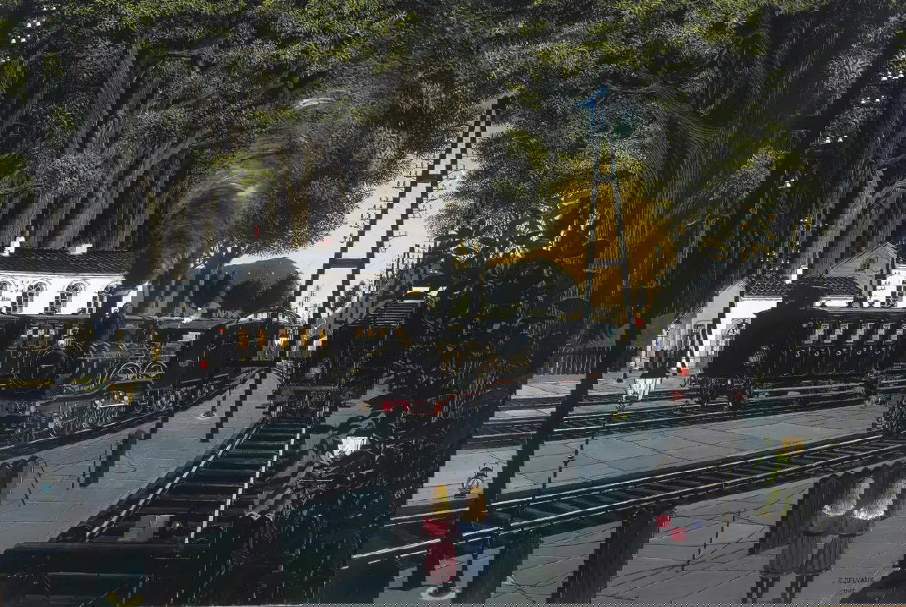 Paul Delvaux, La gare foresti&egrave;re &copy; Foundation Paul Delvaux