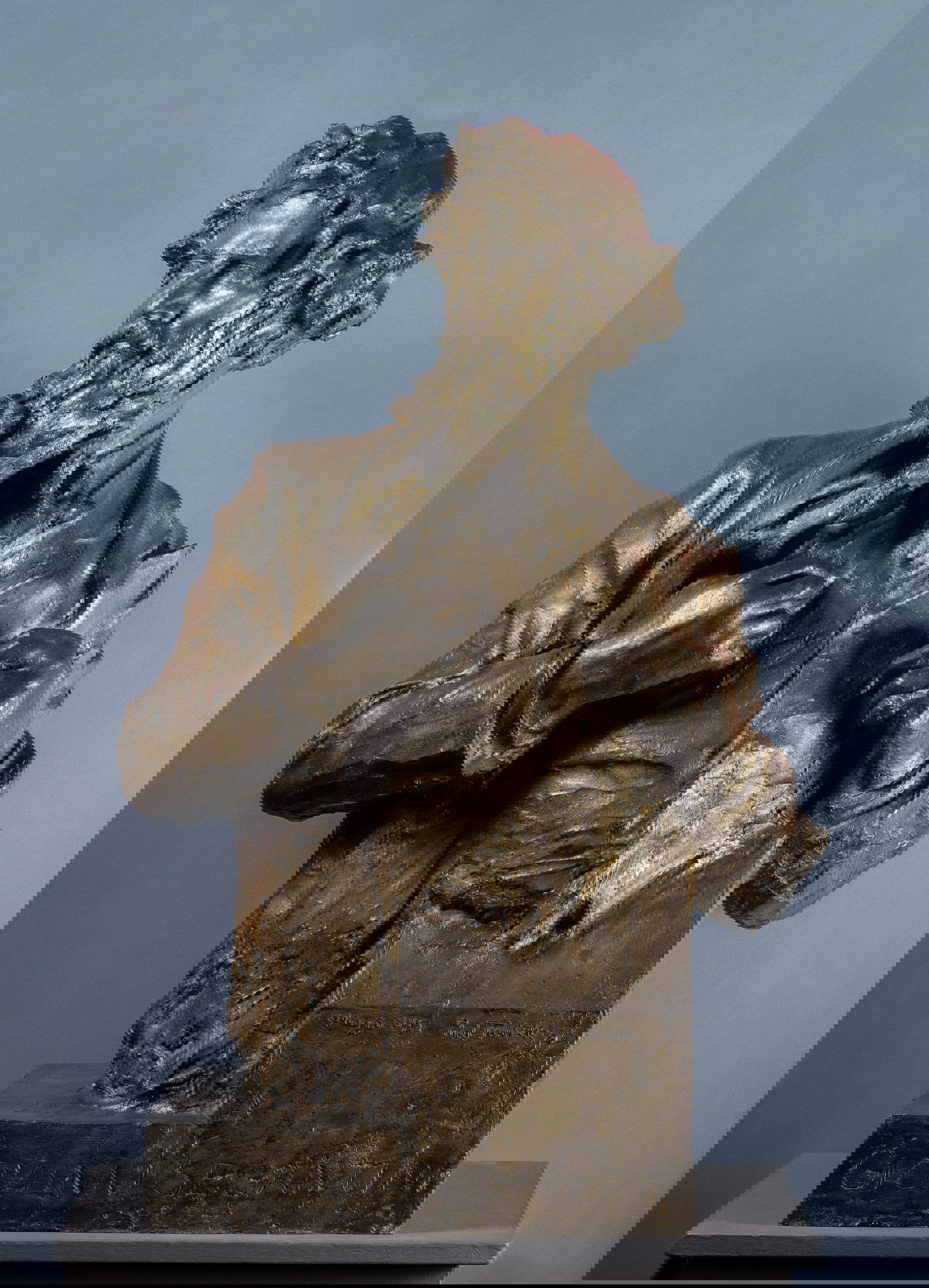 Paul Troubetzkoy, Giovanni Segantini (1896; bronzo, 113 &times; 72 &times; 46 cm; Verbania, Museo del Paesaggio) Foto &copy; Francesco Lillo