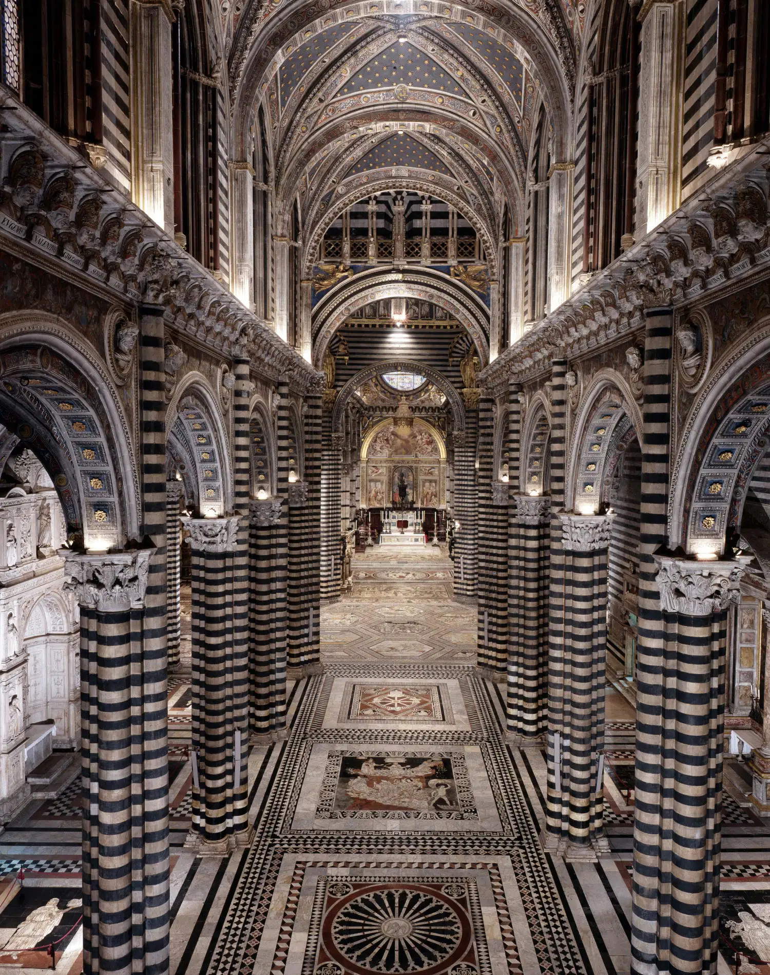 Der Fußboden des Doms von Siena. &copy; Opera della Metropolitana di Siena