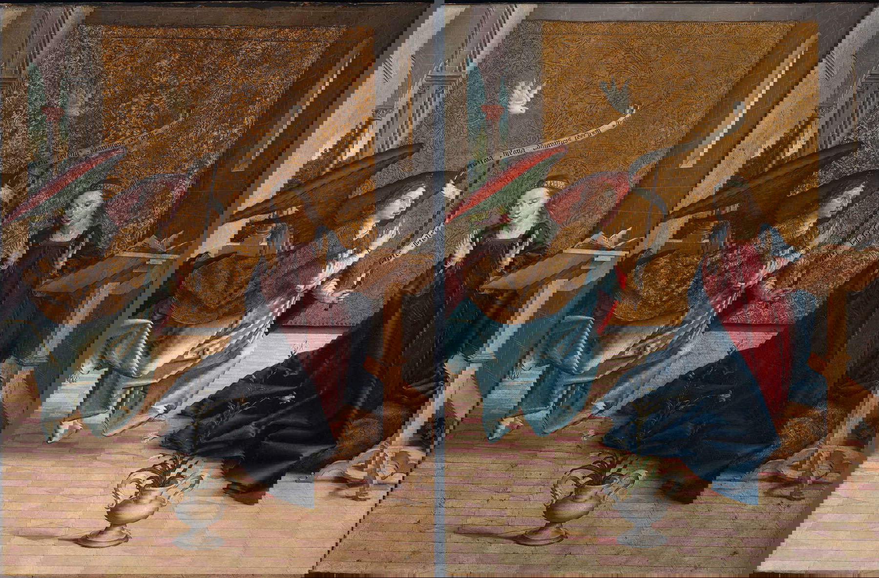 Confronto prima e dopo il restauro