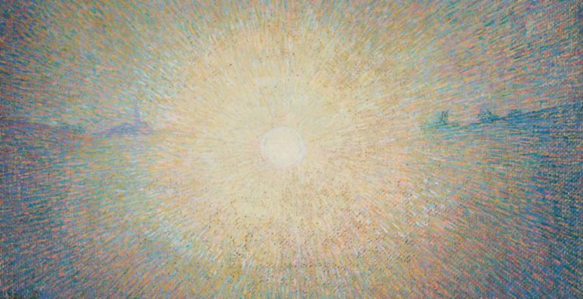 The Sun by Pellizza da Volpedo: the Pinacoteca di Tortona exhibits the artist's early work