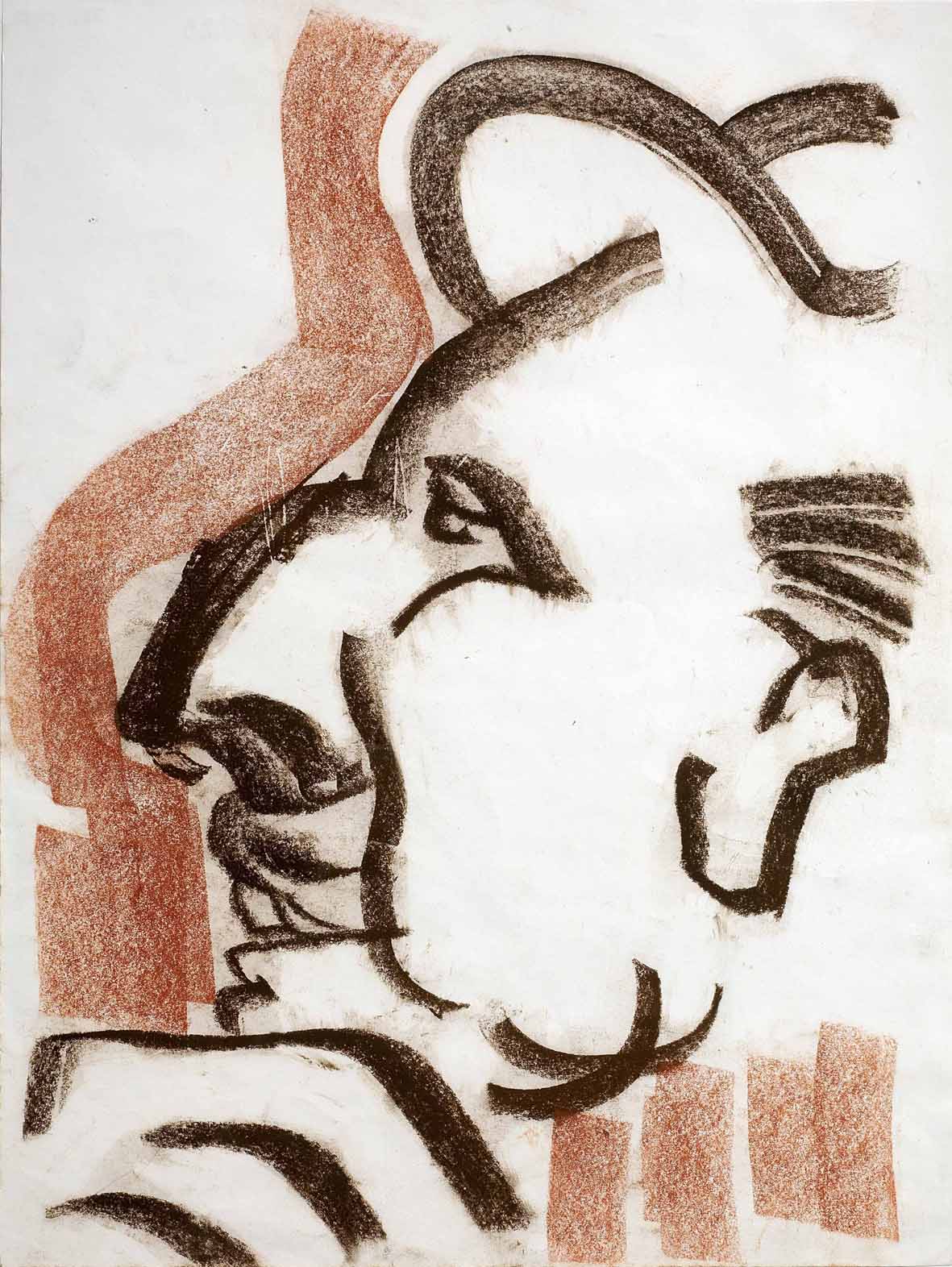 Pier Paolo Pasolini, Ritratto di Roberto Longhi (1975 circa; sanguigna e gesso su carta; Firenze, Fondazione Roberto Longhi) Pier Paolo Pasolini, Ritratto di Roberto Longhi (1975 circa; sanguigna e gesso su carta; Firenze, Fondazione Roberto Longhi)