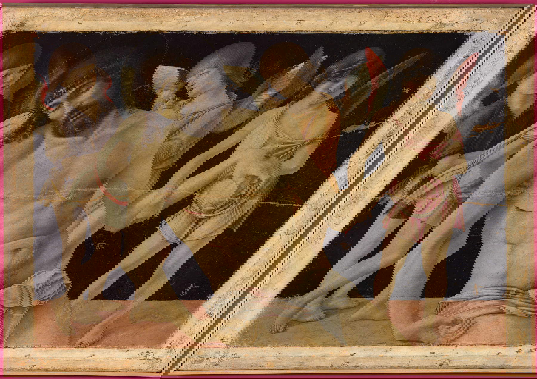 Giovanni Bellini, Piet&agrave;, il dipinto prima dell&rsquo;ultimo intervento di restauro. Foto: Gilberto Urbinati, Museo della Citt&agrave; &ldquo;Luigi Tonini&rdquo;, Rimini, per gentile concessione