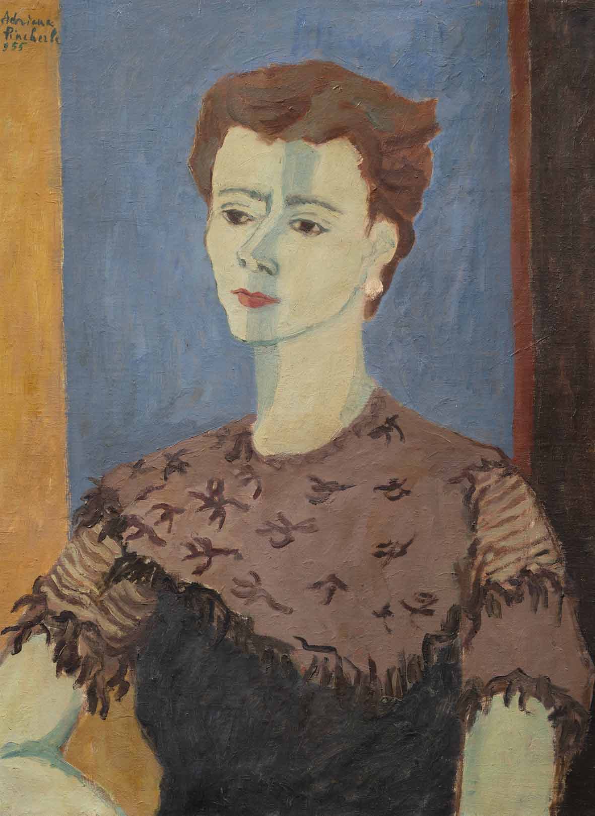Adriana Pincherle, Ritratto di Anna Banti (1955; olio su tela; Firenze, Fondazione Roberto Longhi) Adriana Pincherle, Ritratto di Anna Banti (1955; olio su tela; Firenze, Fondazione Roberto Longhi)