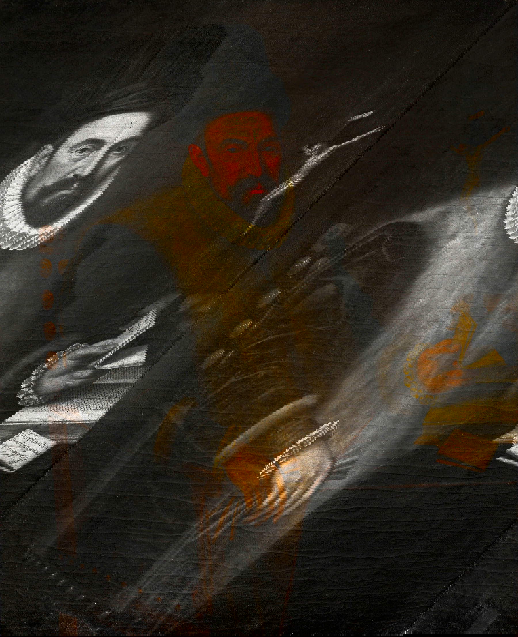 Peintre crémonais (cercle de Malosso), Portrait du grand chancelier Don Diego de Salazar (vers 1590 ; Legnano, Institut canossien Barbara Melzi)