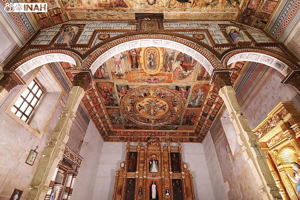 México, pinturas del siglo XVI resurgen en una iglesia del centro del país