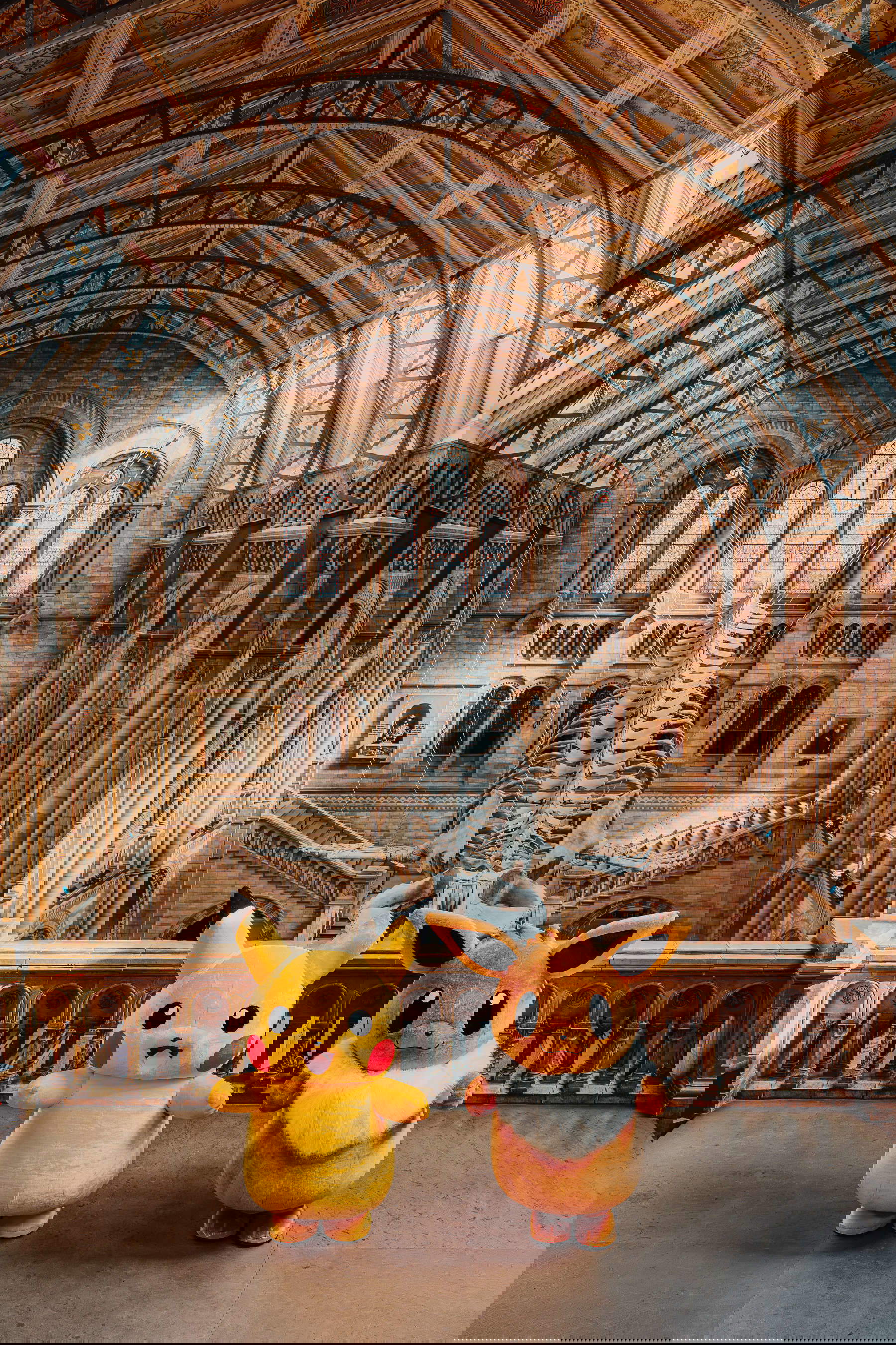 Pok&eacute;mon au Mus&eacute;e d'histoire naturelle de Londres. Photo : Luke Dyson