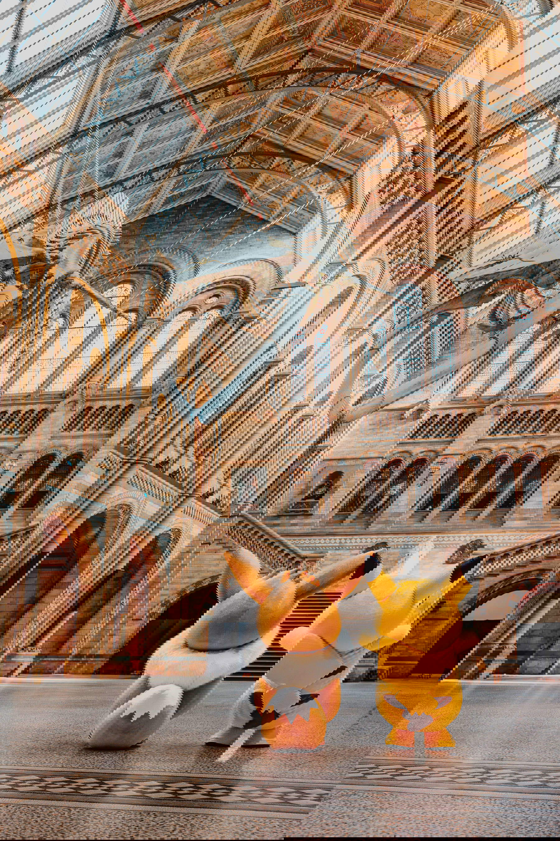 Pok&eacute;mon au Mus&eacute;e d'histoire naturelle de Londres. Photo : Luke Dyson