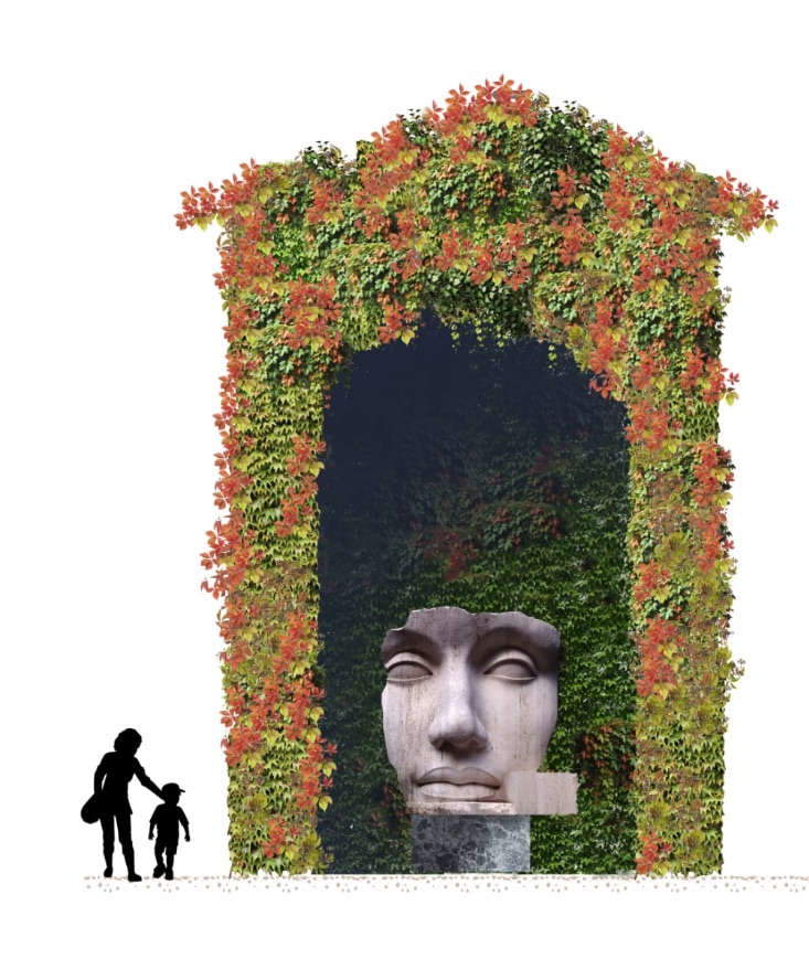 Rendu de l'une des niches Rendu de l'une des niches