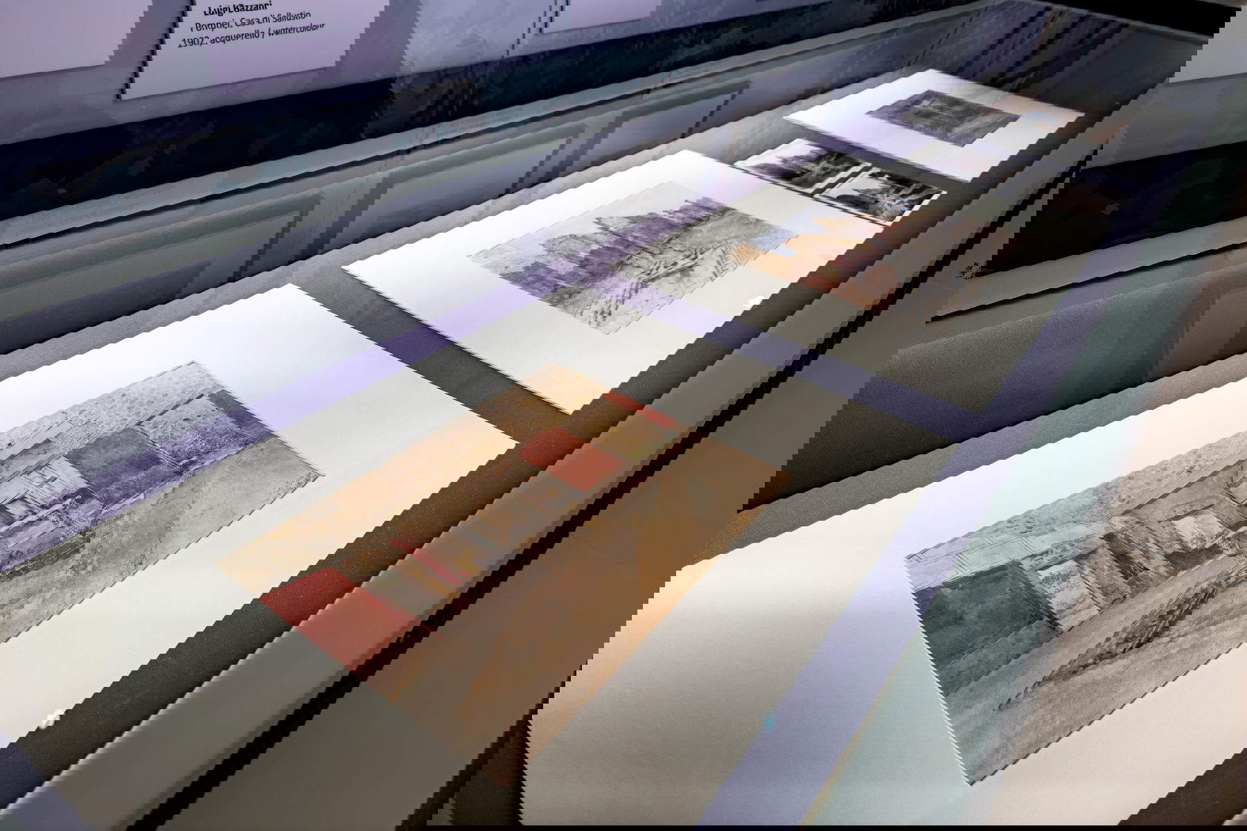 Plan de l'exposition au Musée archéologique national de Naples. Photo : &copy;MANN