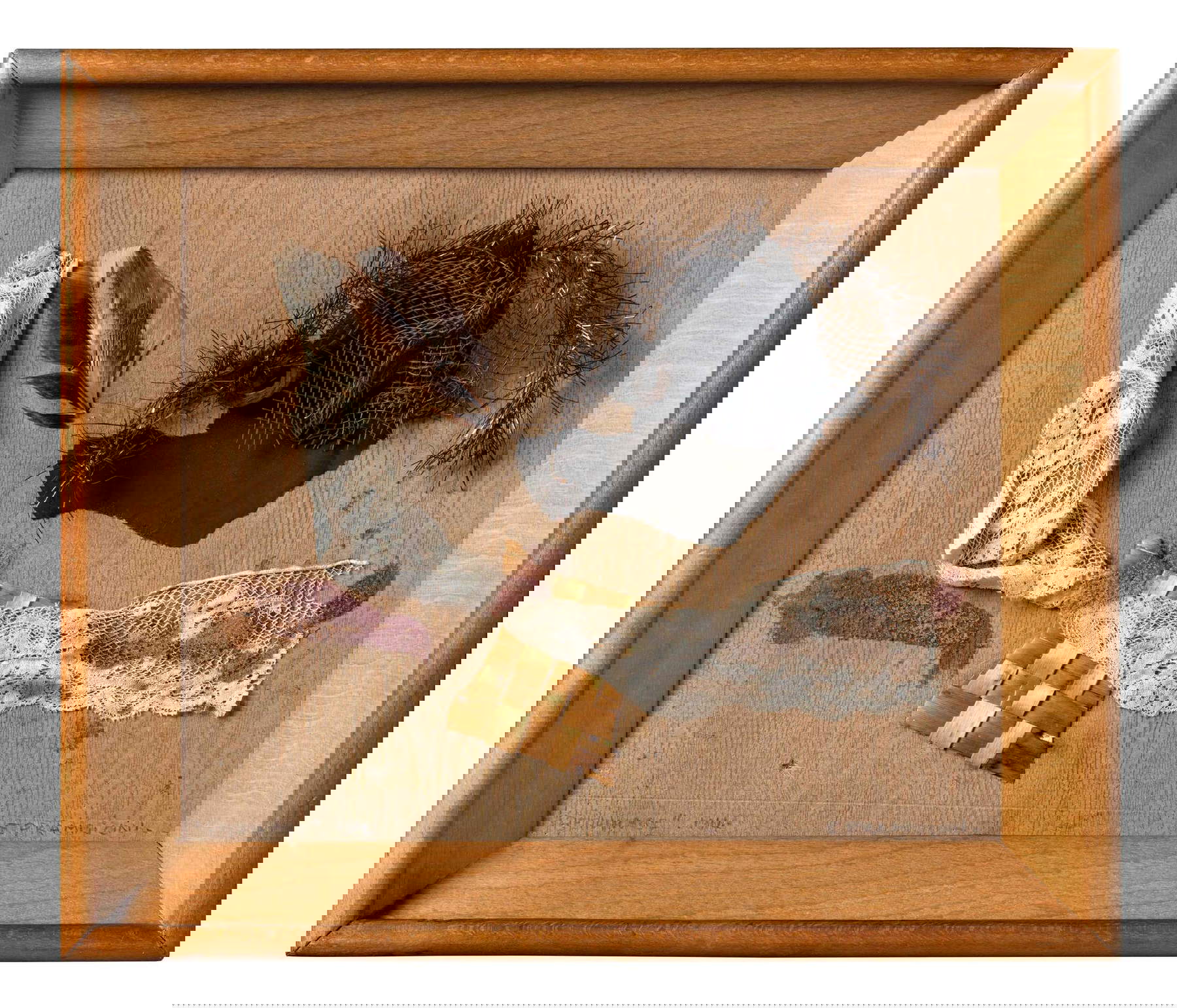 Enrico Prampolini, B&eacute;guinage (1914; collage su tavola, 18 x 22 cm; Lugano, Collezione Giancarlo e Danna Olgiati). Foto: Studio Fotografico Carlos &amp; Dario Tettamanzi