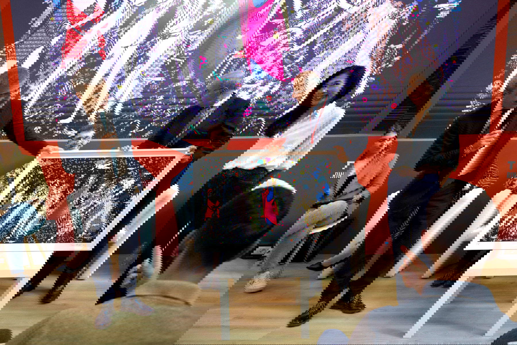 Tomoko Nagaos Digitaler Frühling bei TTG 2025 im Auftrag von Danae Project