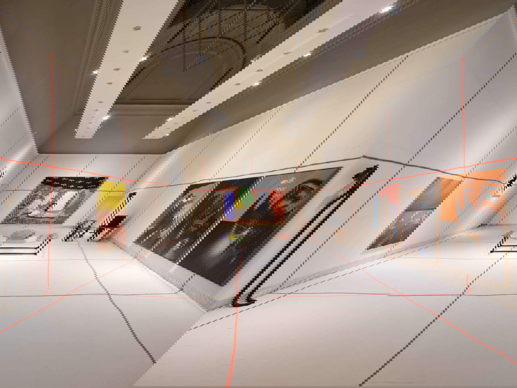 Untitled, section organisée par Francesco Stocchi à la Quadriennale de Rome 2025. Photo : Agostino Osio / Alto Piano