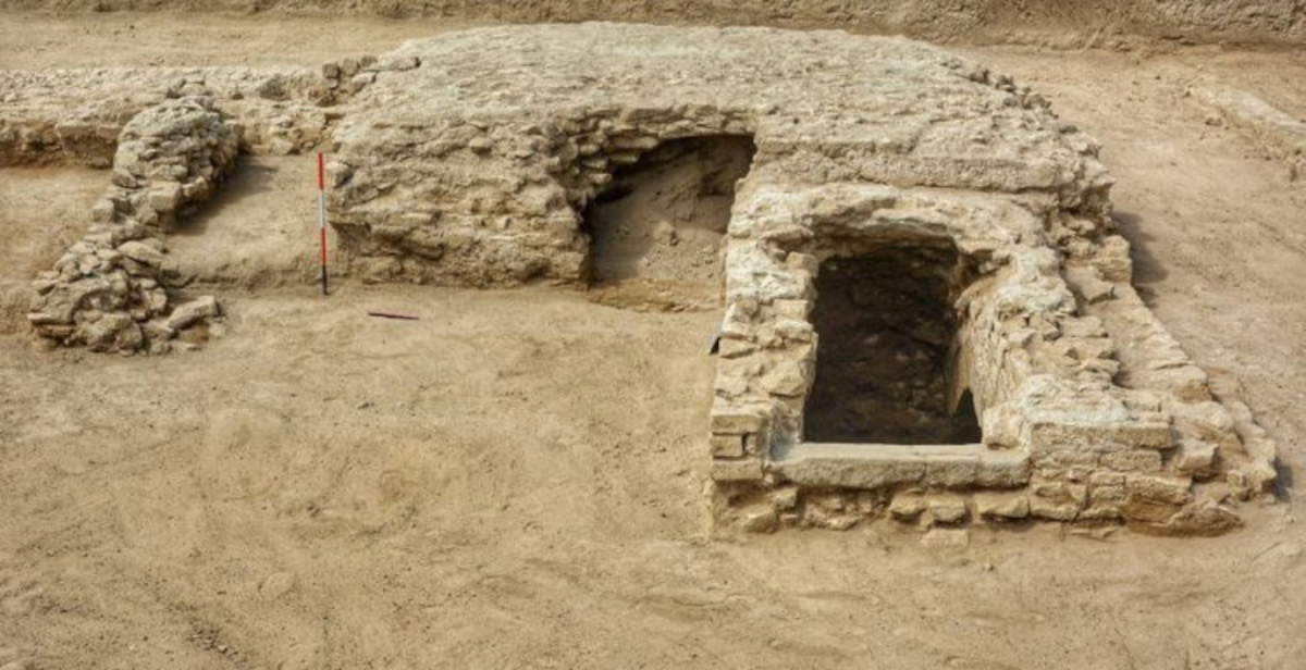 Un mausoleo hipogeo romano emerge durante unas obras en Quarto (Nápoles)
