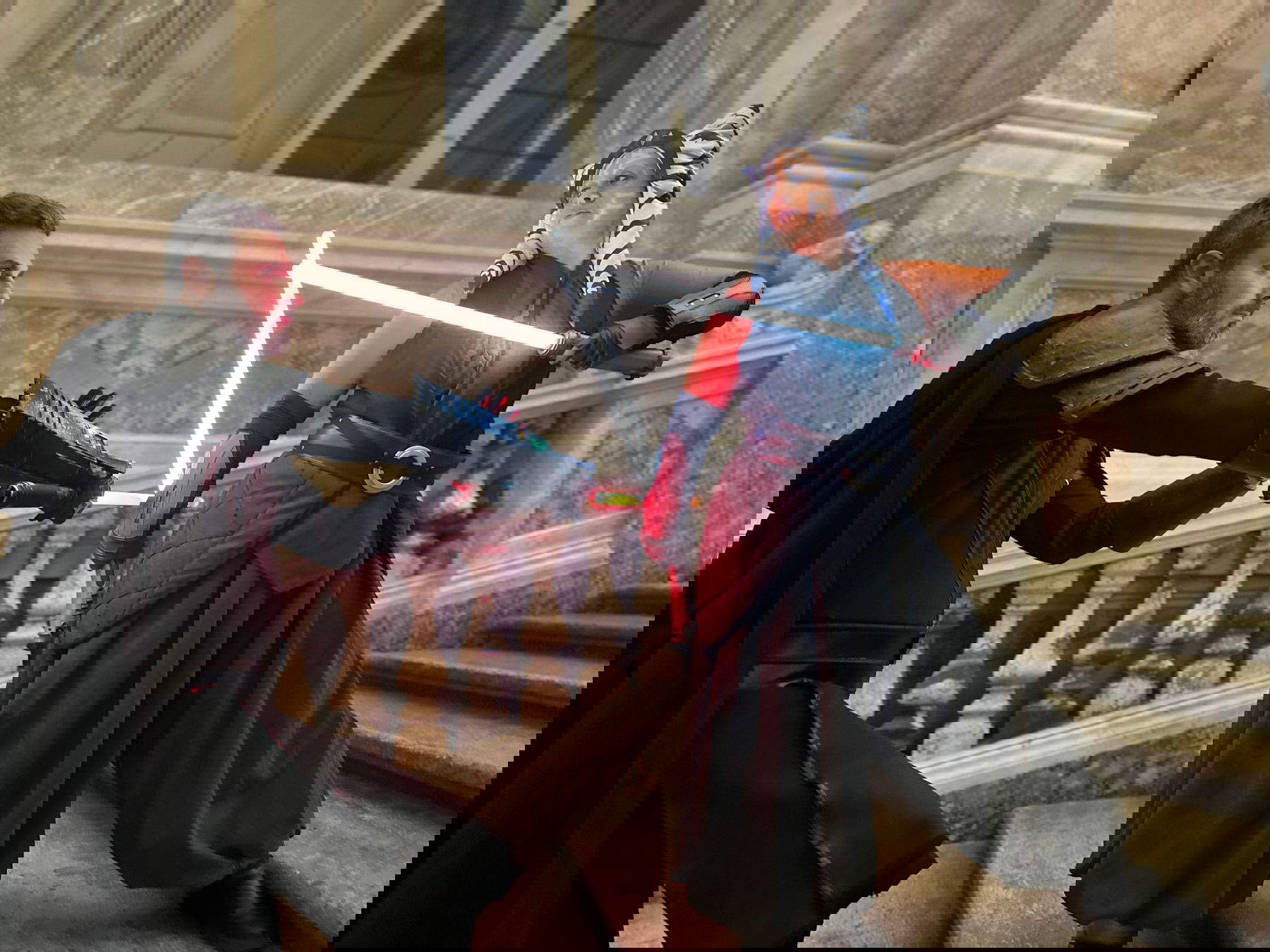 Fans de Star Wars en el interior de la Reggia di Caserta. Foto: El lado oscuro de Nápoles