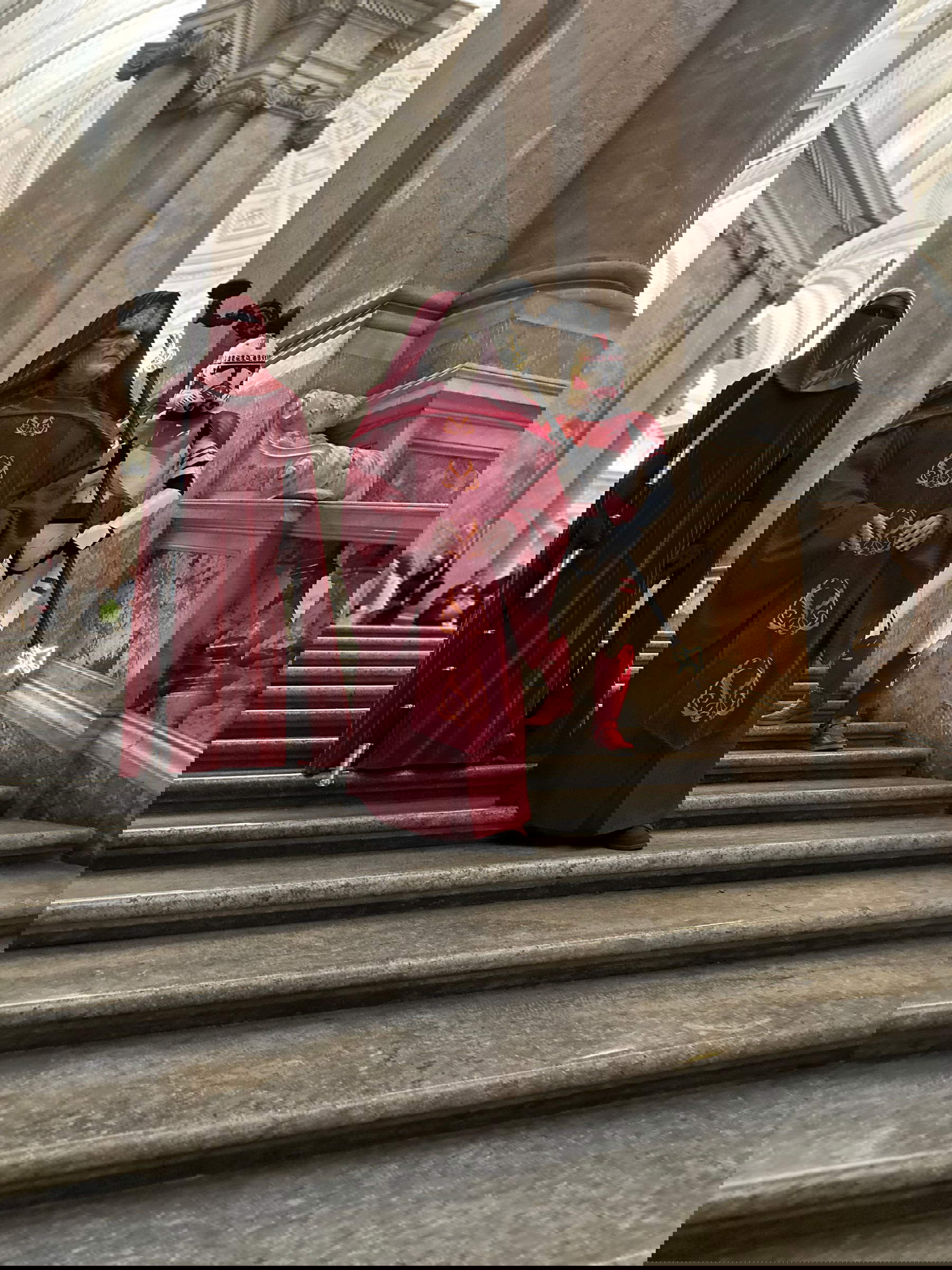 Fans de Star Wars en el interior de la Reggia di Caserta. Foto: El lado oscuro de Nápoles