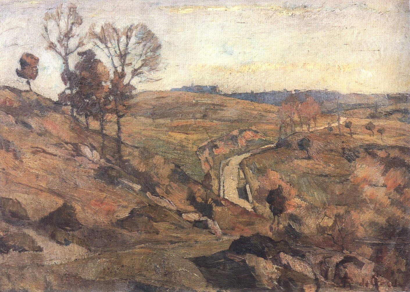 Raffaele De Grada, Strada di Volterra (1920) Photo: © Opera Laboratories