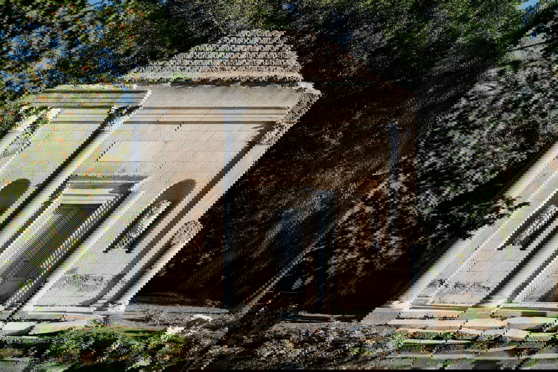 The restored temple diruto. Photo: Royal Palace of Caserta