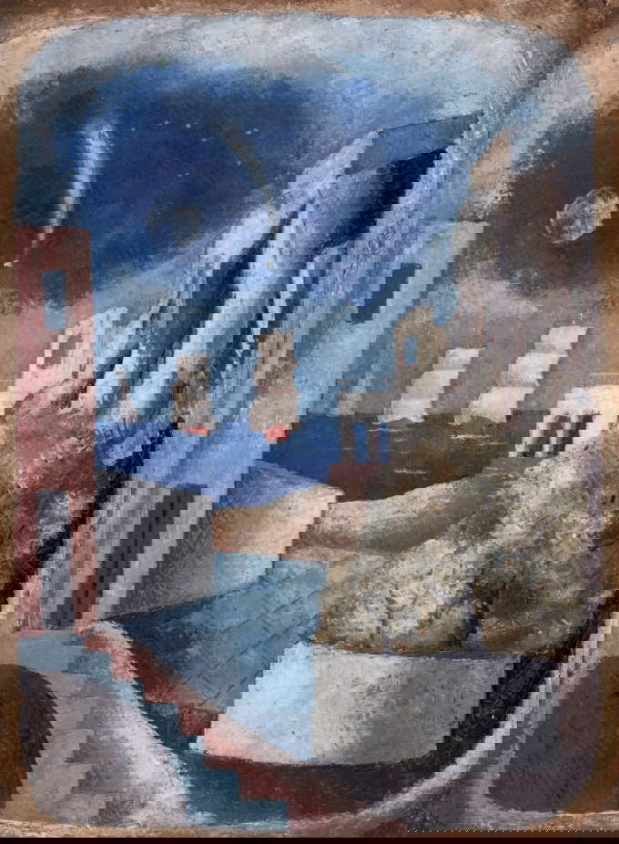 Renato Paresce, Paisaje (el cometa) (1931)