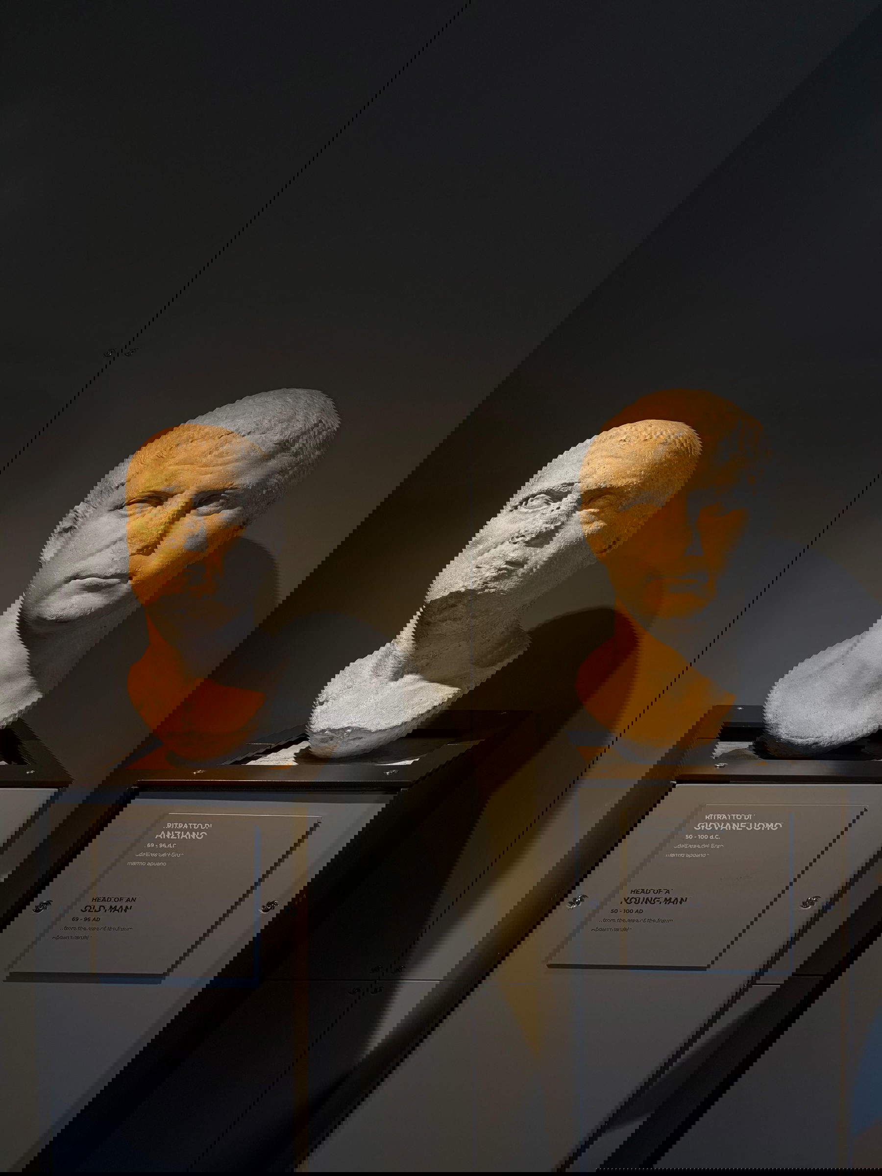 I reperti esposti nel nuovo Museo Archeologico Nazionale di Luni